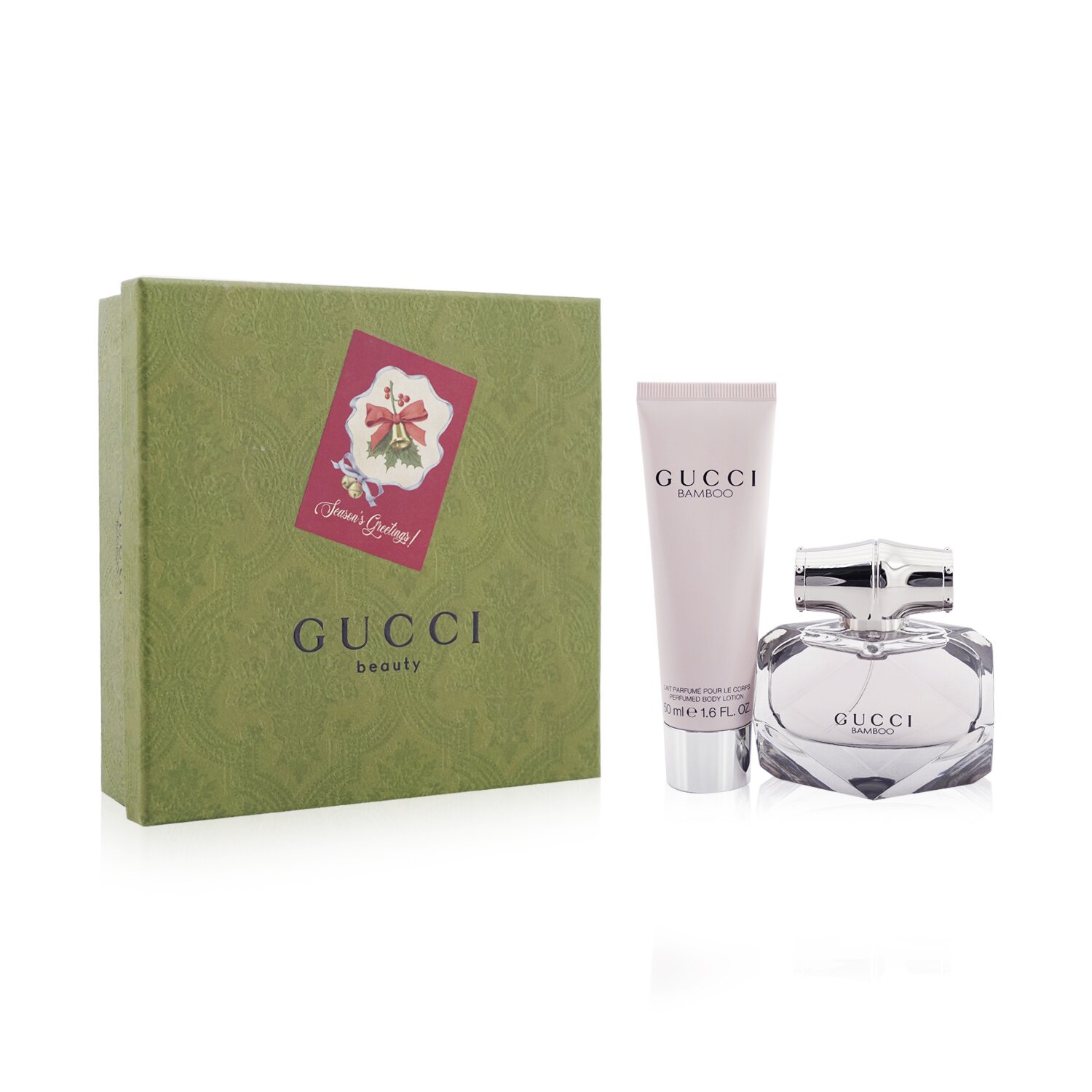 Gucci Bamboo Coffret: Eau De Parfum Spray 50ml/1.6oz + Perfumed Body Lotion 50ml/1.6oz 2pcs