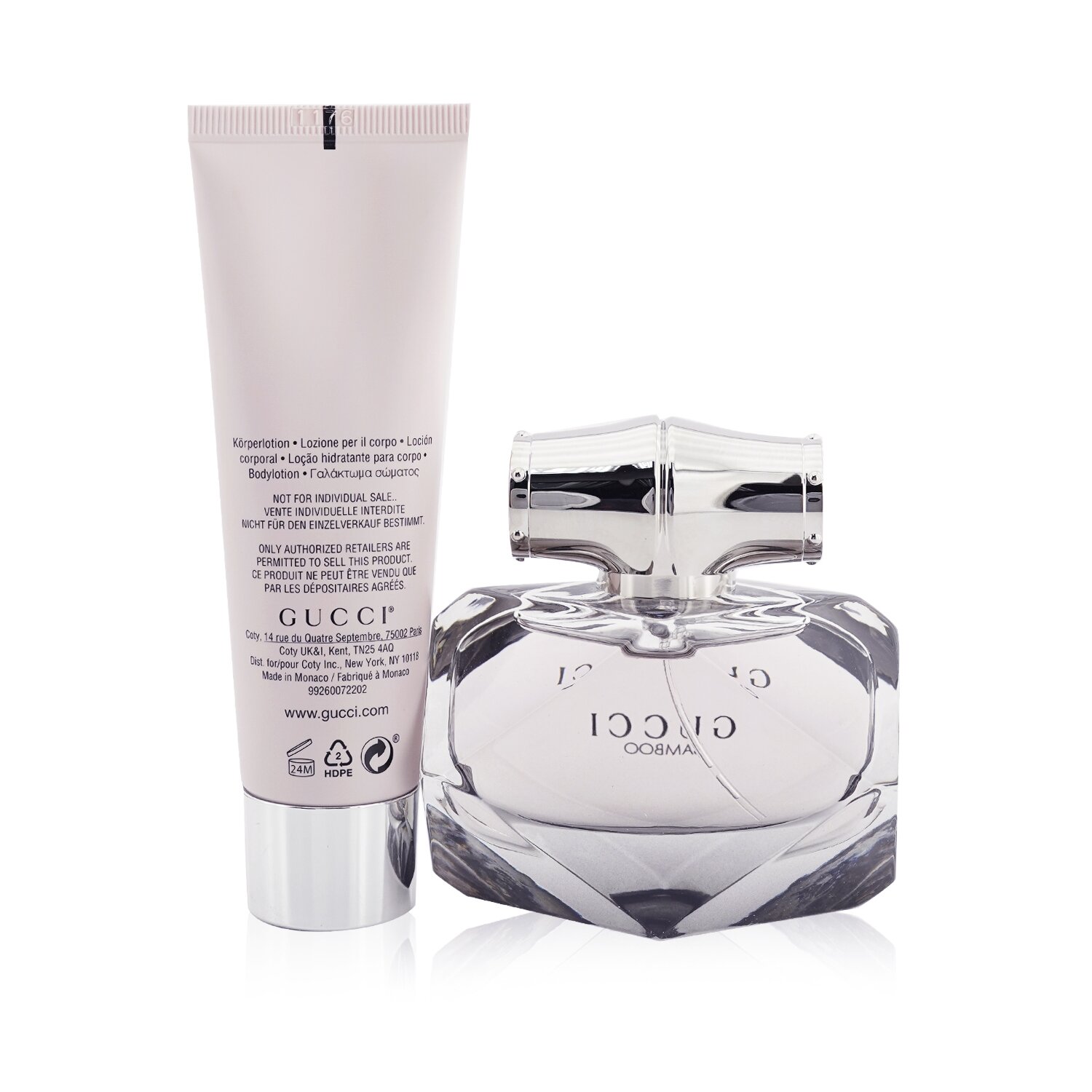 Gucci Bamboo Coffret: Eau De Parfum Spray 50ml/1.6oz + Perfumed Body Lotion 50ml/1.6oz 2pcs