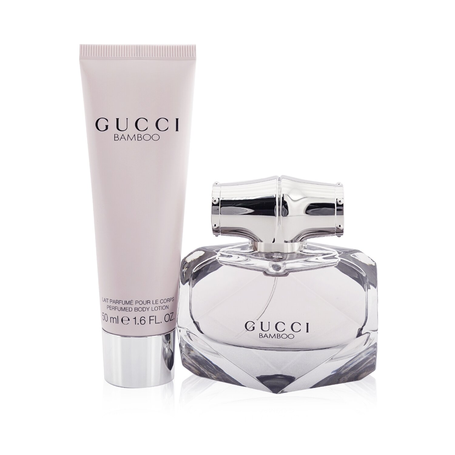 Gucci Bamboo Coffret: Eau De Parfum Spray 50ml/1.6oz + Perfumed Body Lotion 50ml/1.6oz 2pcs