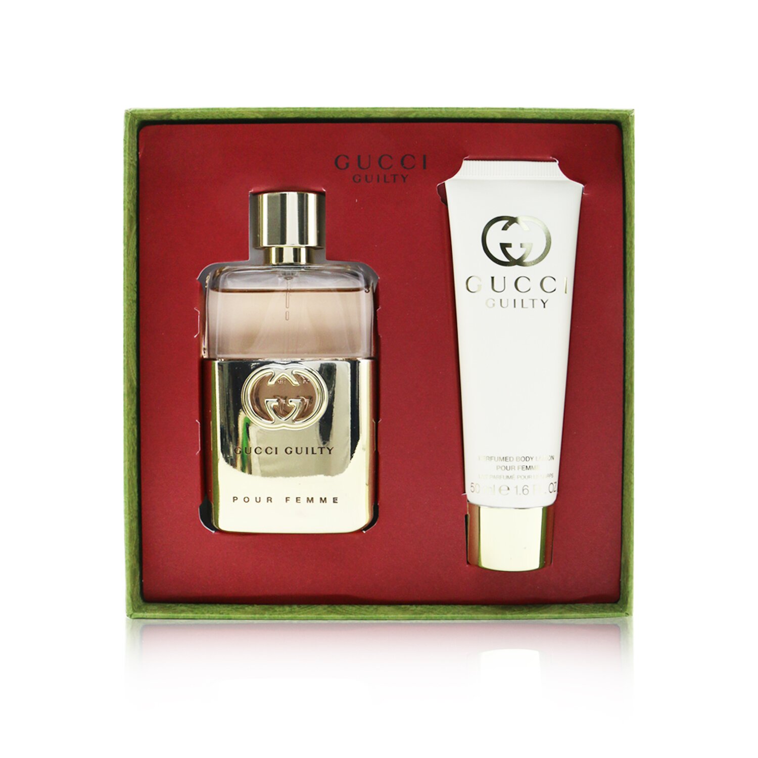 Gucci Guilty Coffret: Eau De Parfum 50ml/1.6oz + Perfumed Body Lotion 50ml/1.6oz 2pcs