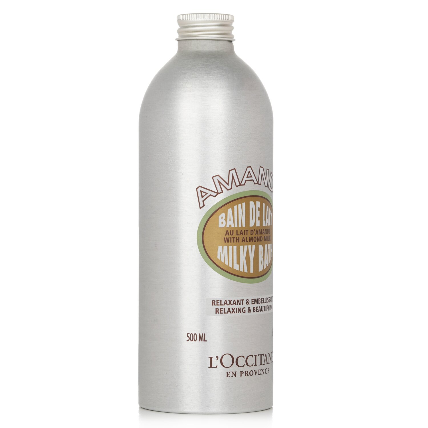 L'Occitane Almond Milky Bath With Almond Milk - Relaxing & Beautifying 500ml/16.9oz