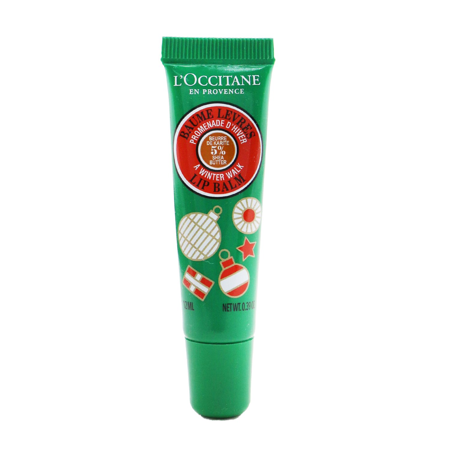 L'Occitane Shea Butter 5% Lip Balm (A Winter Walk Limited Edition) 12ml/0.39oz