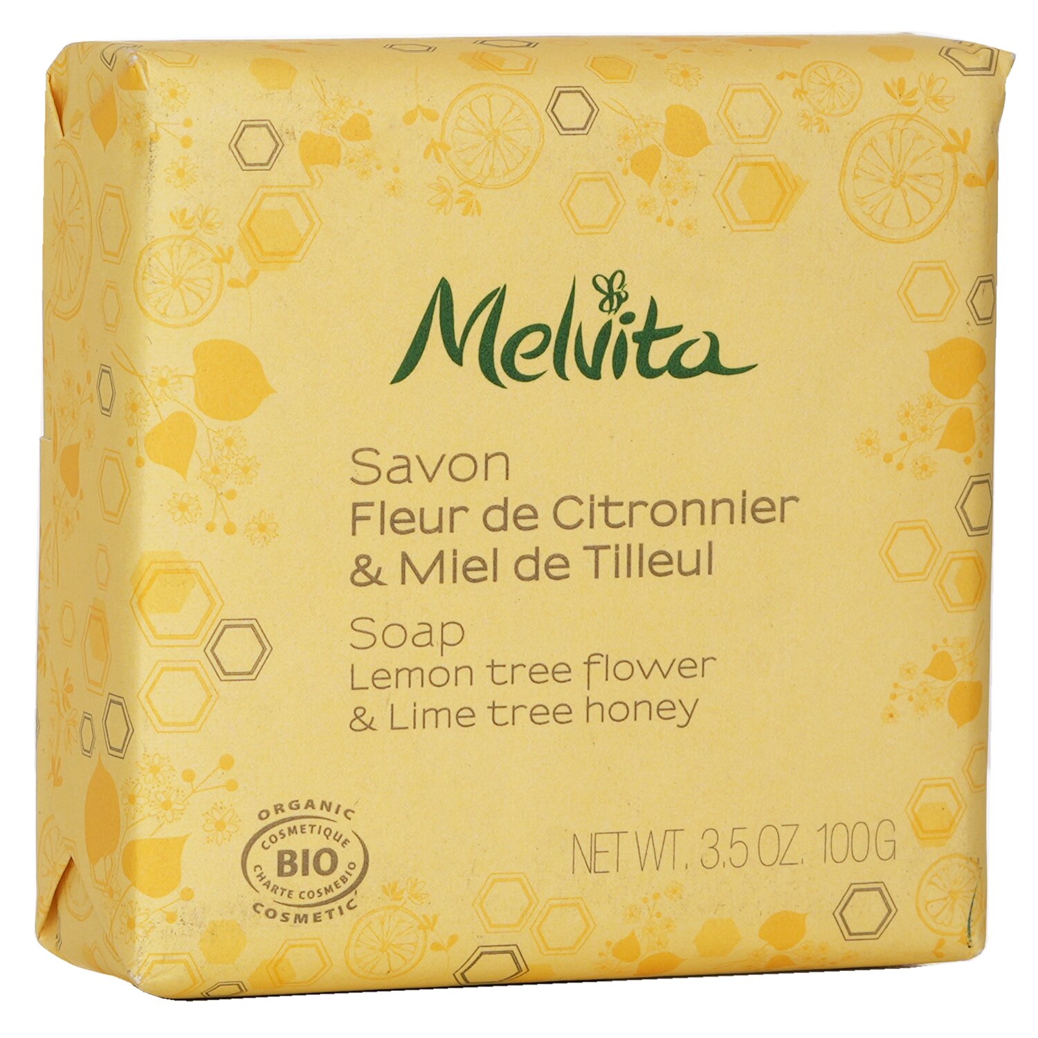 Melvita Xà phòng - Lemon Tree Flower & Lime Tree Honey 100g/3.5oz