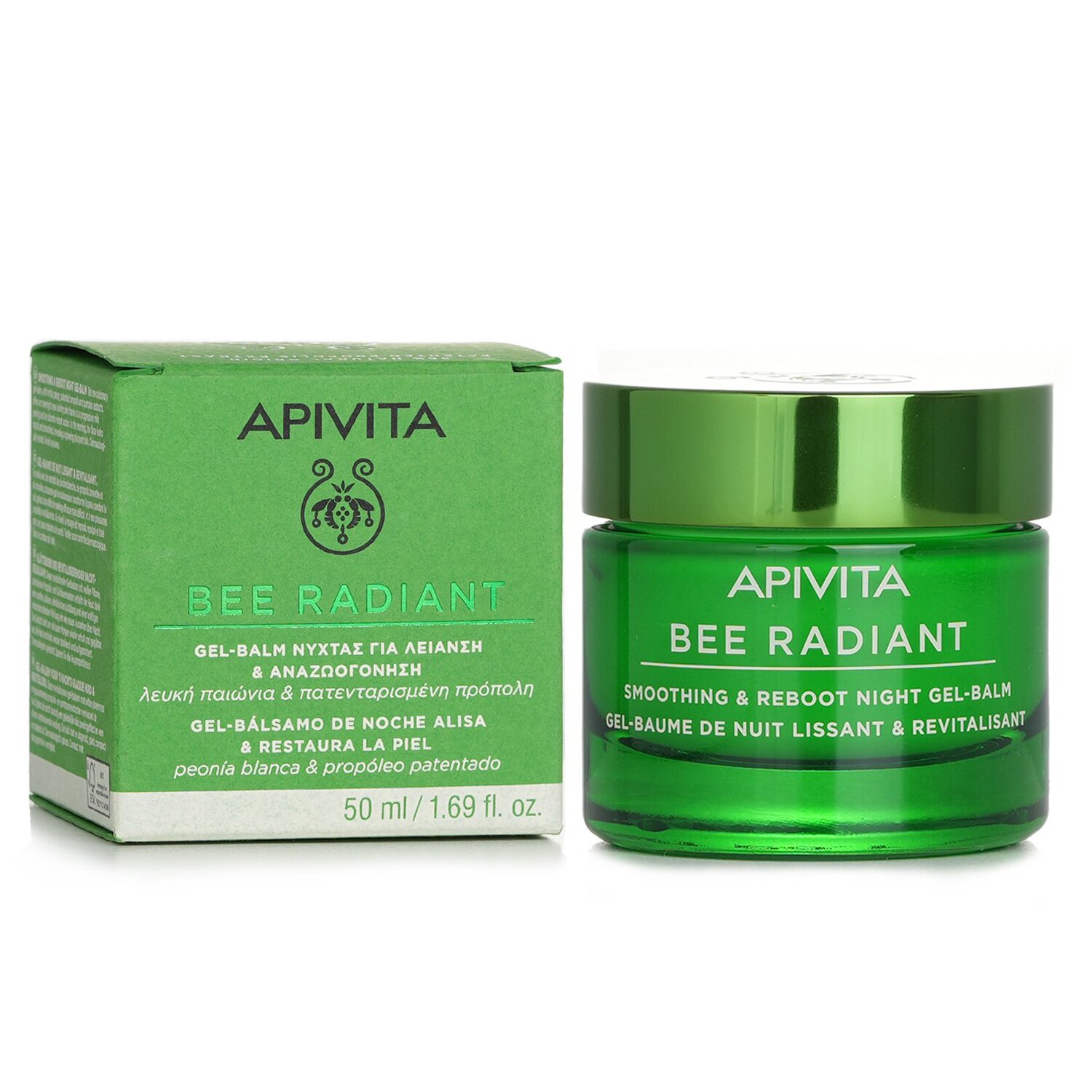 Apivita Bee Radiant Smoothing & Reboot Night Gel-Balm 50ml/1.69oz