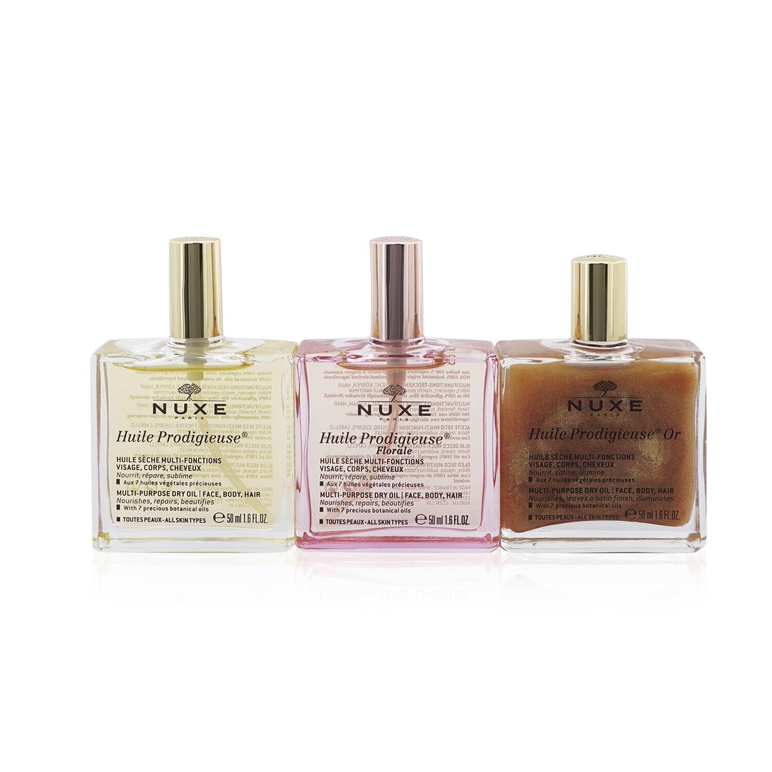 Nuxe Huile Prodigieuse Collection 3x 50ml/1.6oz