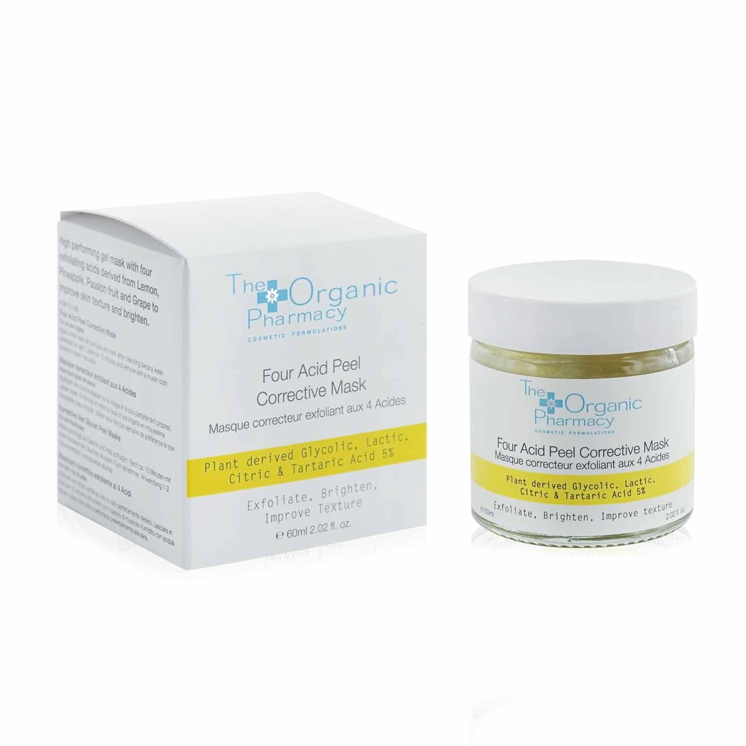 The Organic Pharmacy Four Acid Peel Corrective Mask - Exfoliate & Brighten 60ml/2.02oz