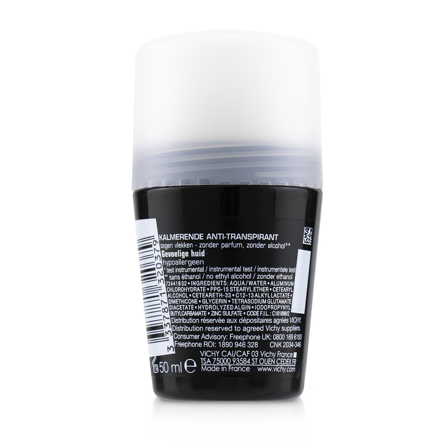 Vichy Homme 48H* Anti-Irritations & Anti Perspirant Roll-On דאודורנט רול-און (עור רגיש) 50ml/1.69oz