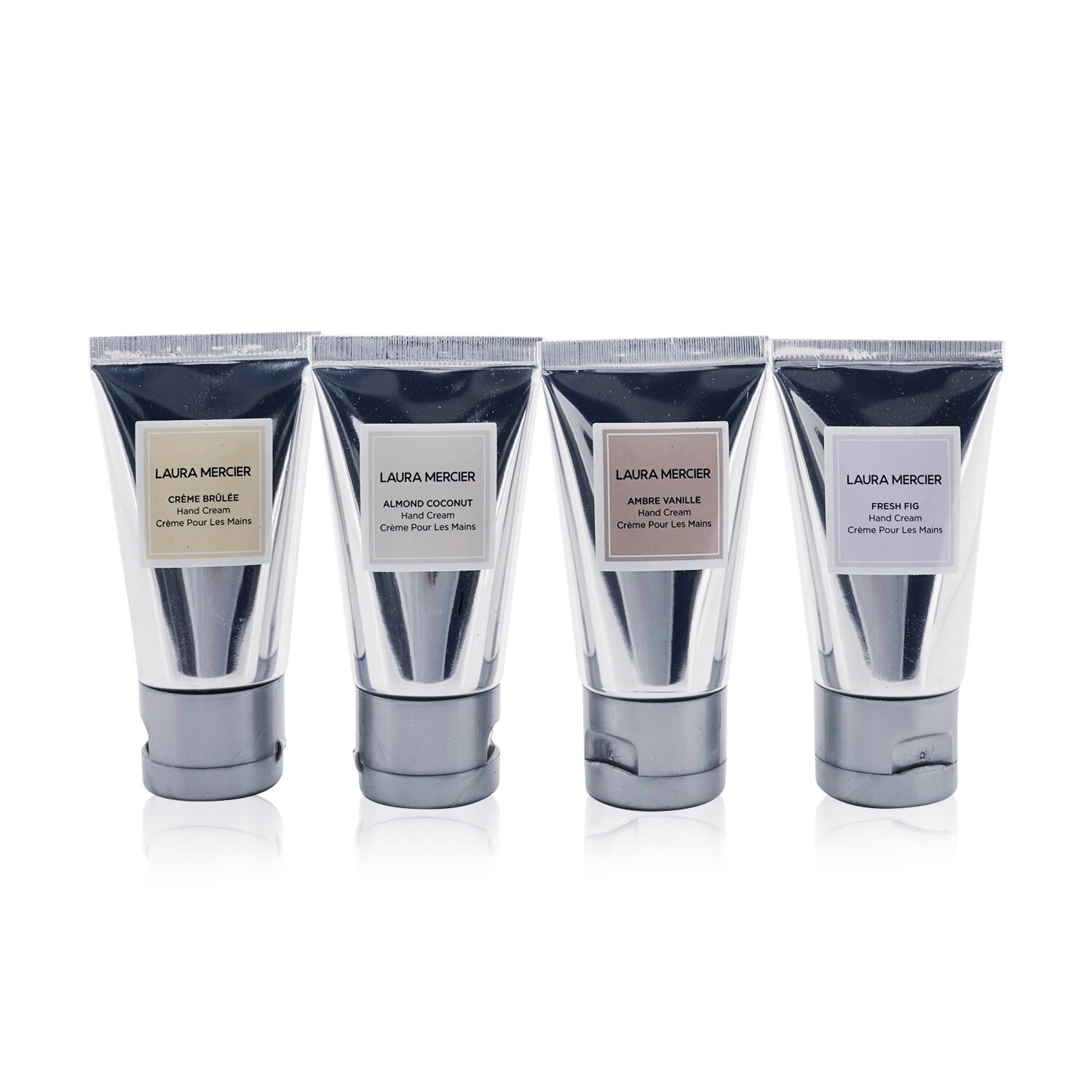 Laura Mercier Party Of Four Hand Cream Set: (Fresh Fig + Almond Coconut + Ambre Vanille + Creme Brulee) Hand Cream 30ml 4x 30ml/1oz