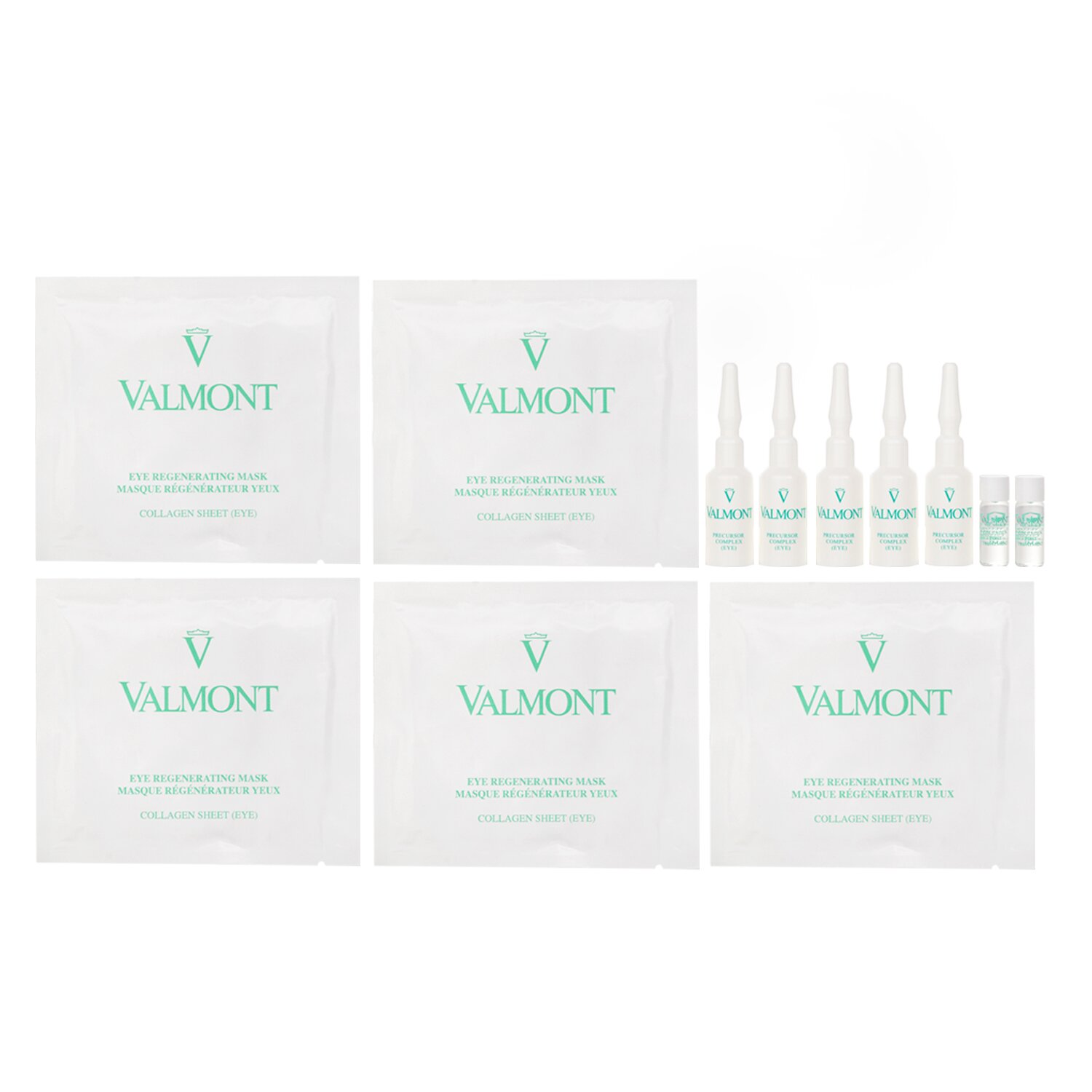 Valmont Eye Regenerating Mask: Collagen Eye Sheet + Precursor Complex + Collagen Post Treatment 5 Applications