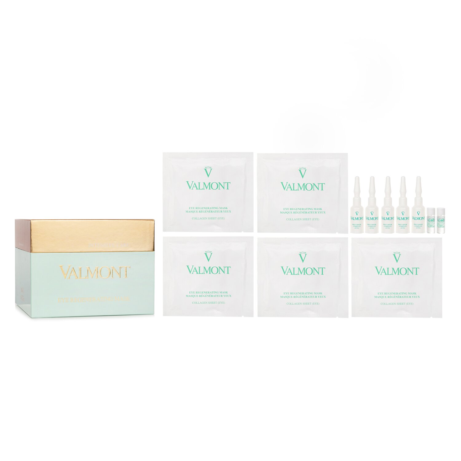 Valmont Eye Regenerating Mask: Collagen Eye Sheet + Precursor Complex + Collagen Post Treatment 5 Applications