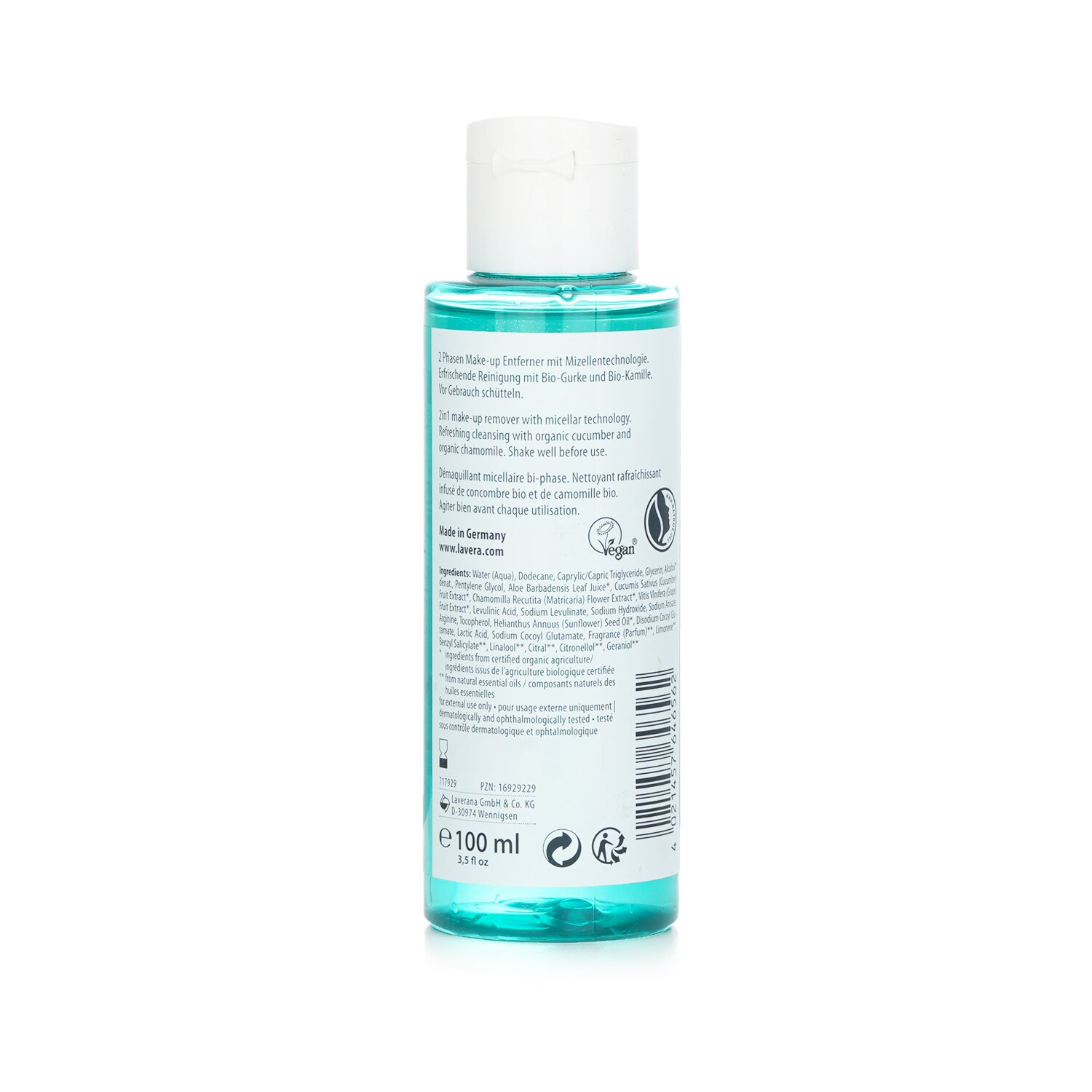 Lavera 2 In 1 Micellar Make-up Remover 100ml/3.4oz