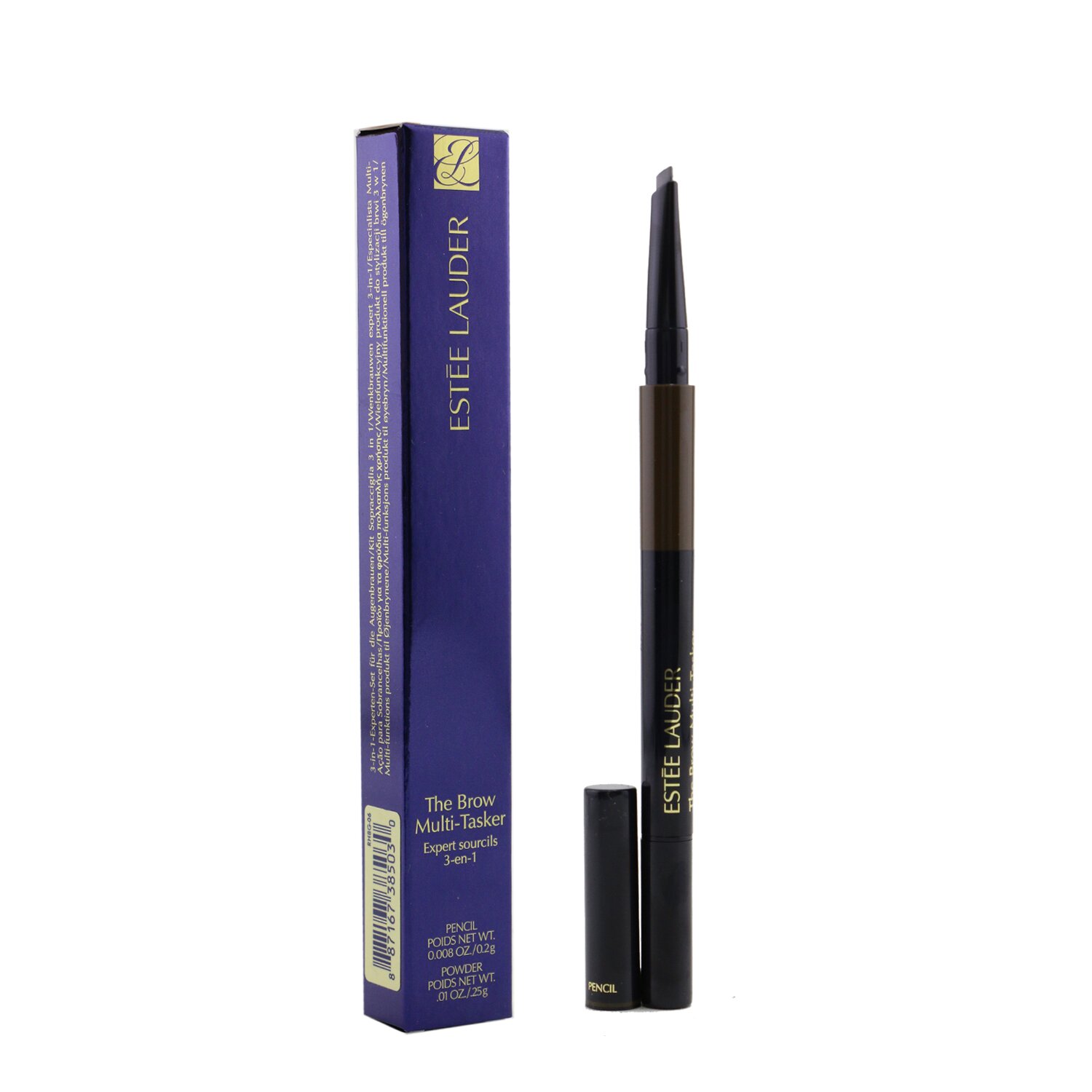 Estee Lauder The Brow MultiTasker 3 in 1 (Brow Pencil, Powder and Brush) 0.25g/0.01oz