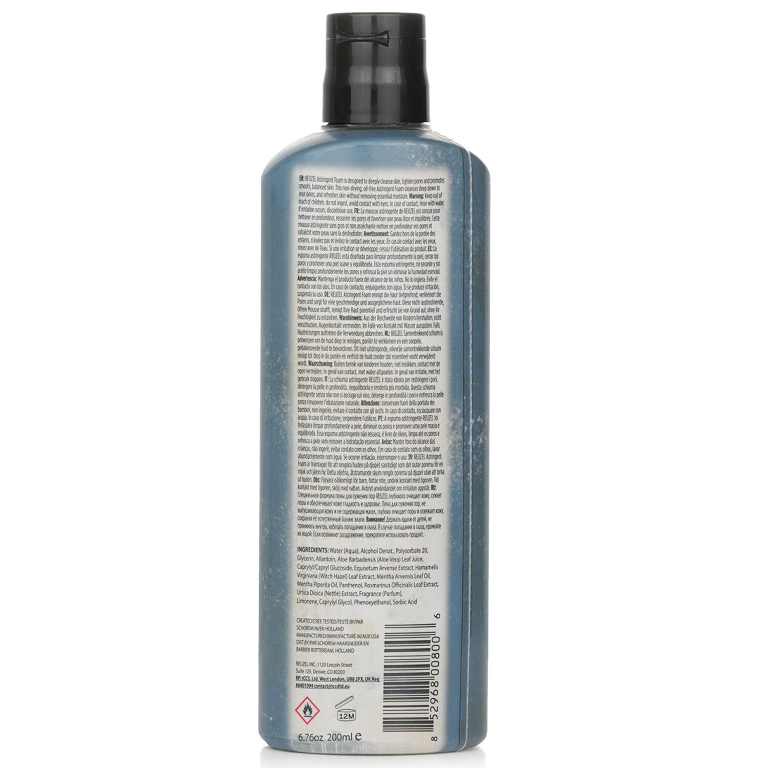 Reuzel Astringent Foam 200ml/6.76oz