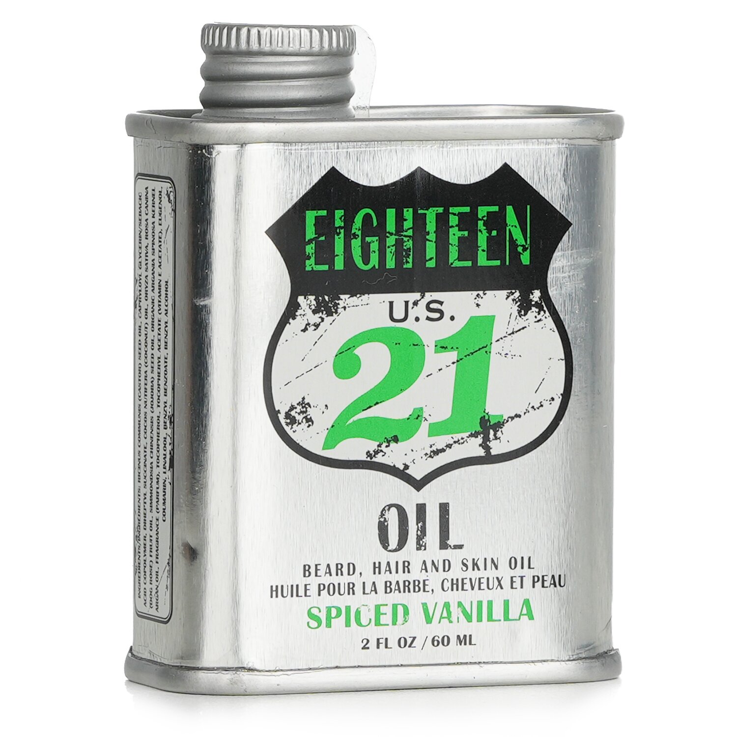 18.21 Man Made Beard, Hair and Skin Oil 60ml/2oz