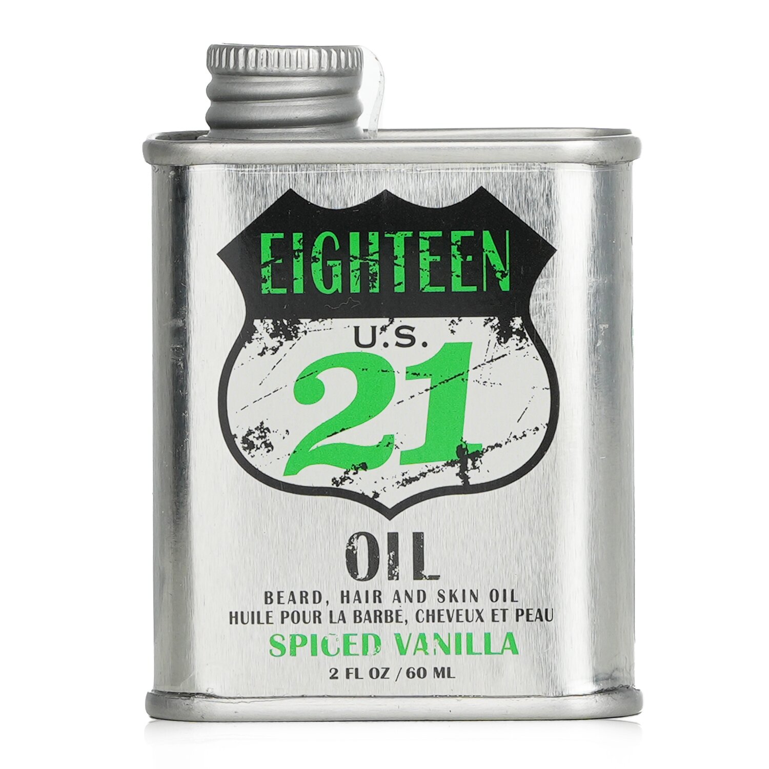 18.21 Man Made Beard, Hair and Skin Oil 60ml/2oz