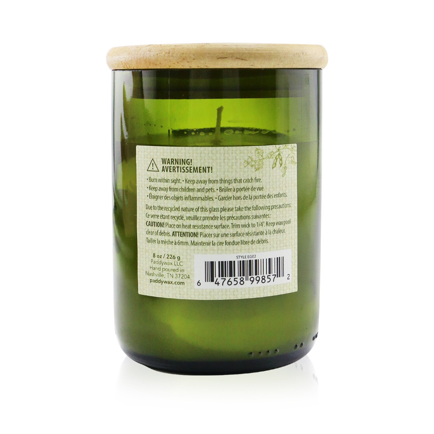 Paddywax Eco Candle - Mandarin & Lavender 226g/8oz