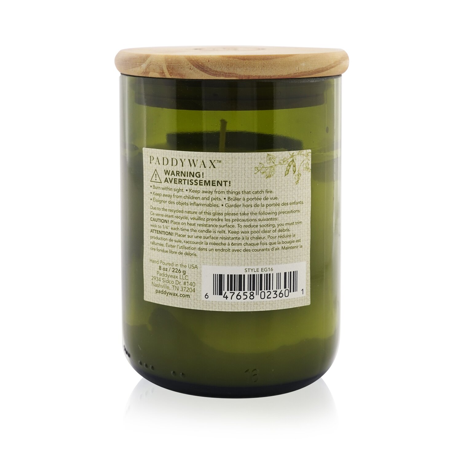 Paddywax Eco Candle - Tobacco & Vanilla 226g/8oz