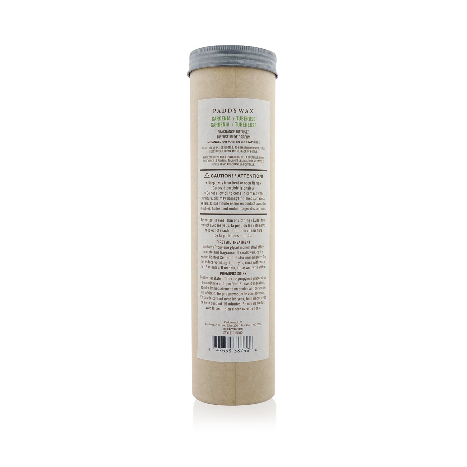 Paddywax Relish Diffuser - Gardenia + Tuberose 118ml/4oz