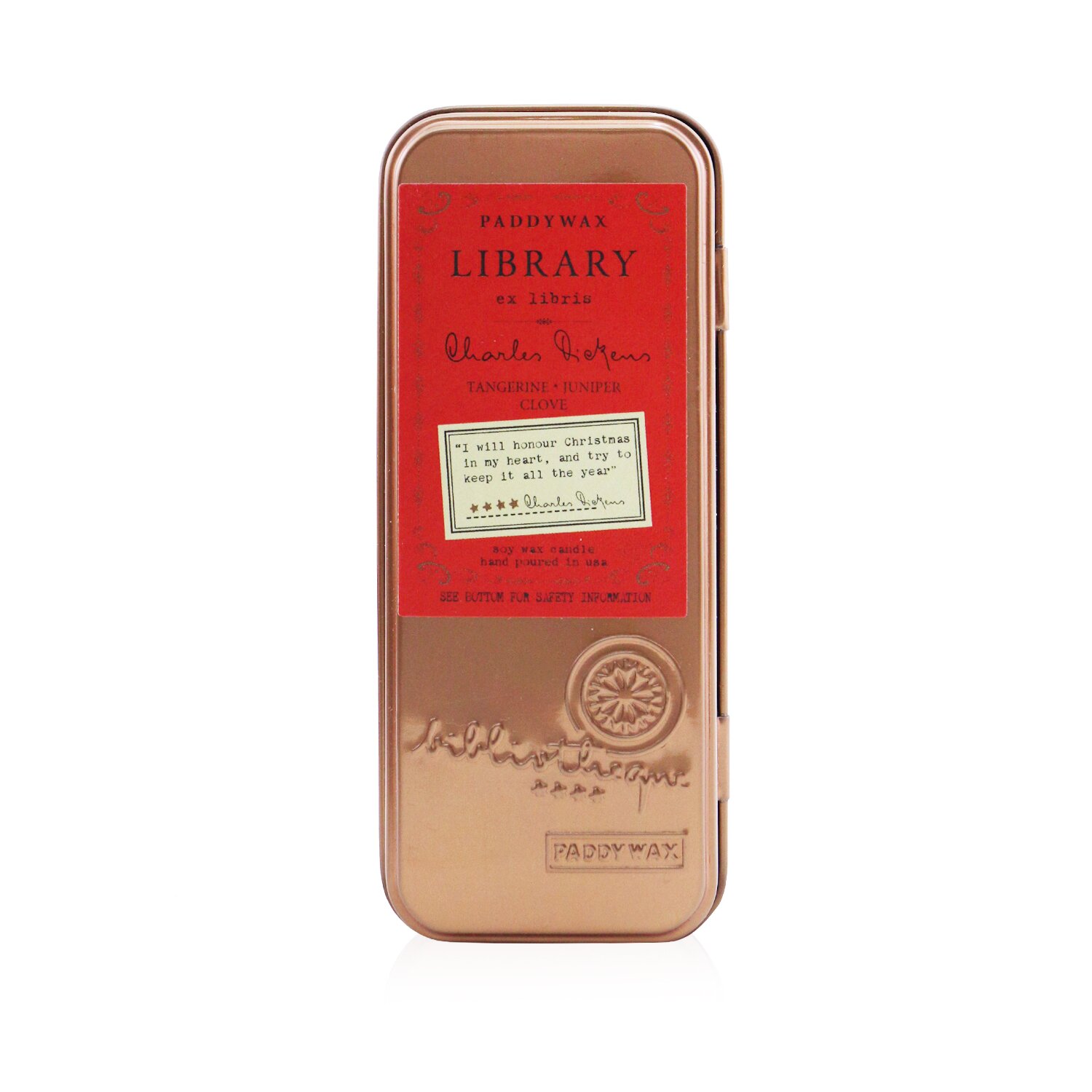 Paddywax Library Candle - Charles Dickens 70g/2.5oz