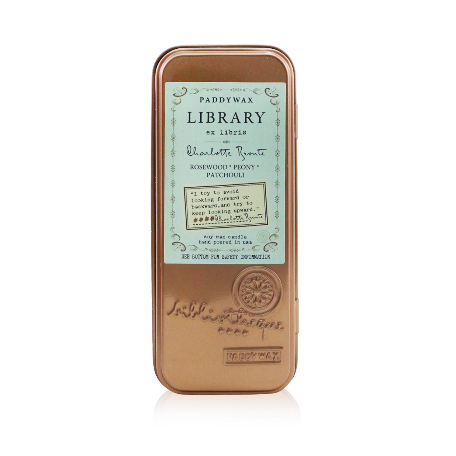 Paddywax Library Candle - Charlotte Bronte 70g/2.5oz