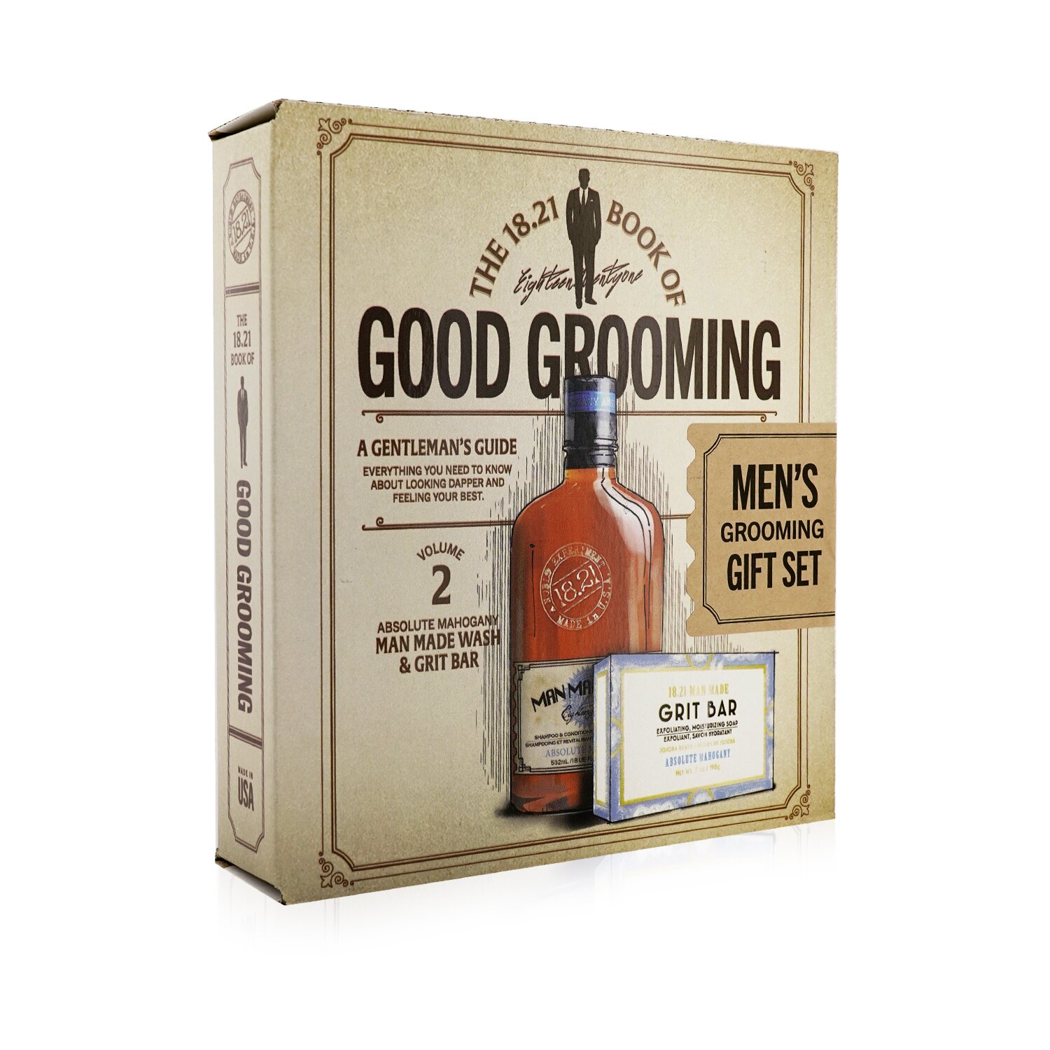 18.21 Man Made Book of Good Grooming 儀容之書禮品套裝第二冊 2pcs