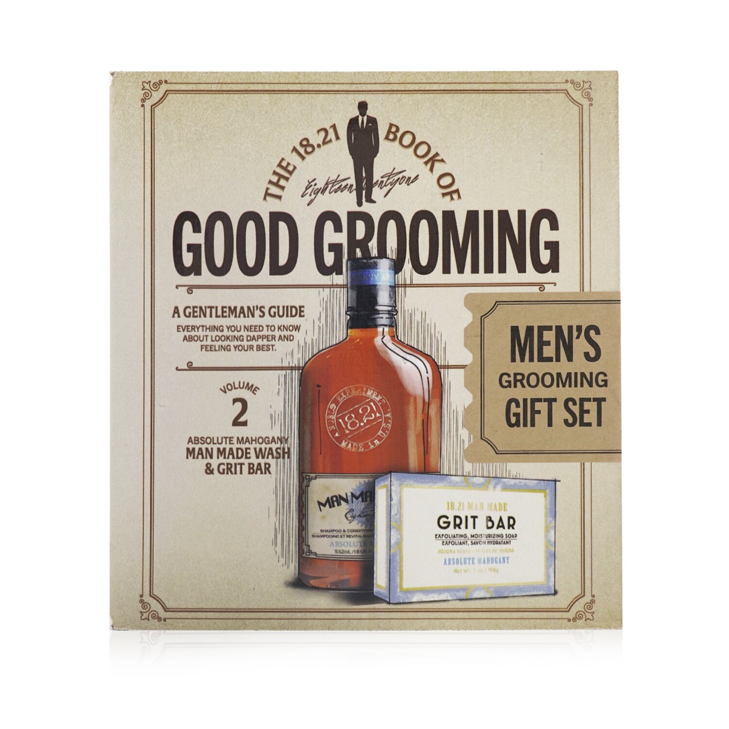 18.21 Man Made Book of Good Grooming 儀容之書禮品套裝第二冊 2pcs