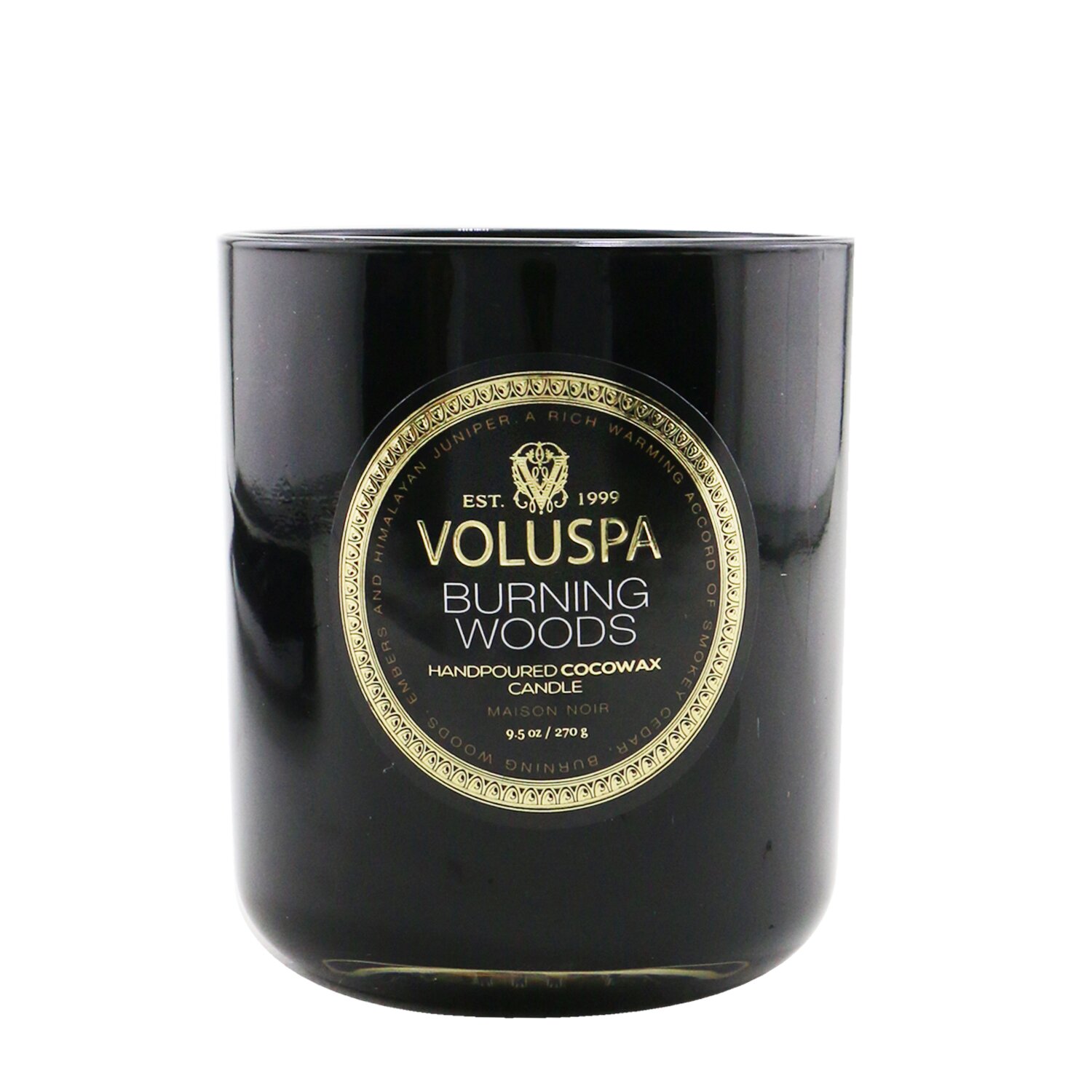 Voluspa Classic Свеча - Burning Woods 270g/9.5oz