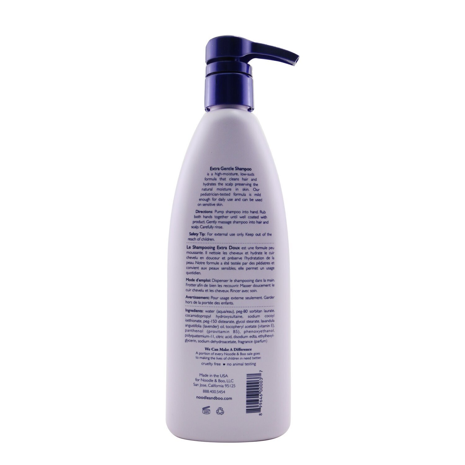 Noodle & Boo Extra Gentle Shampoo - Lavender (For Sensitive Skin) 473ml/16oz