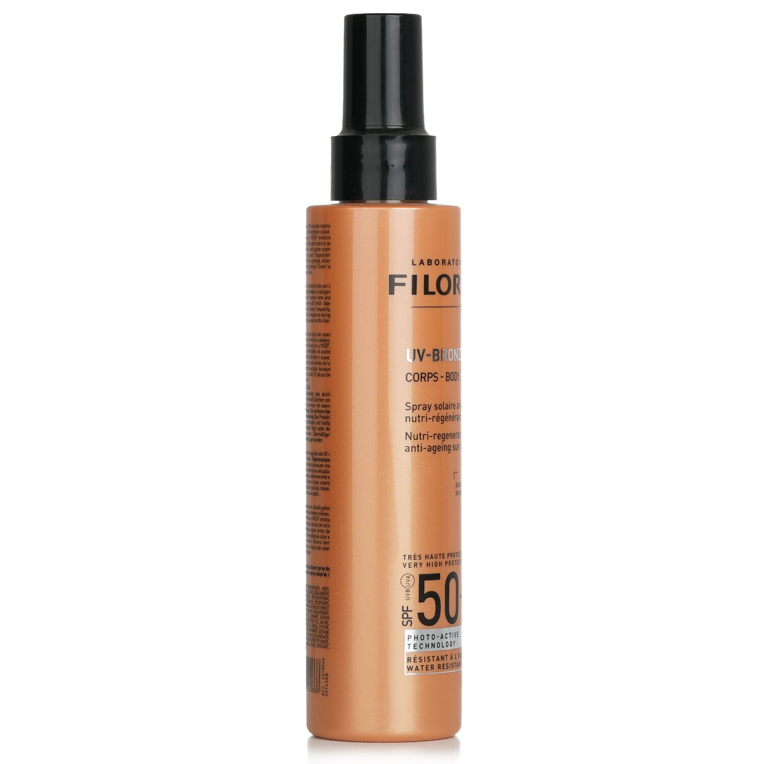 Filorga Spray solar antienvelhecimento nutritivo e regenerador de bronze UV para o corpo SPF50 150ml/5.07oz