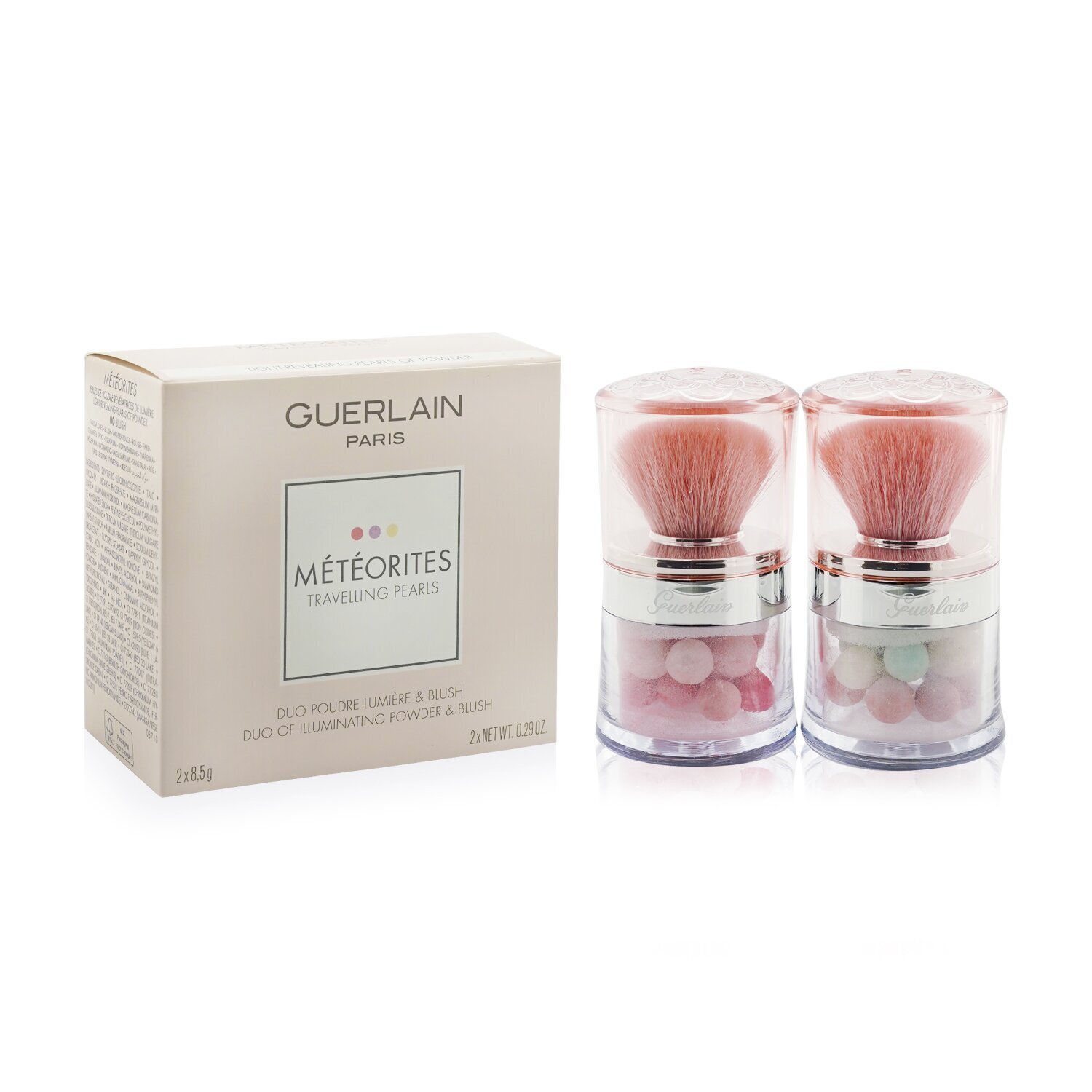 Guerlain Meteorites Travelling Pearls Duo Of Illuminating Powder And Blush 2x8.5g/0.29oz