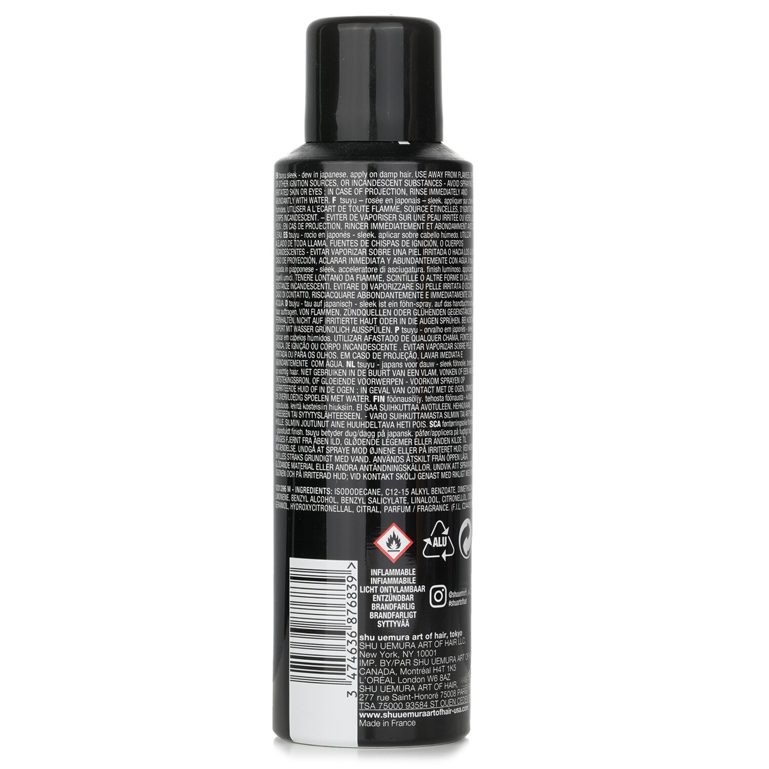 Shu Uemura Tsuyu Sleek Blow Dry Oil Spray 200ml/6.8oz