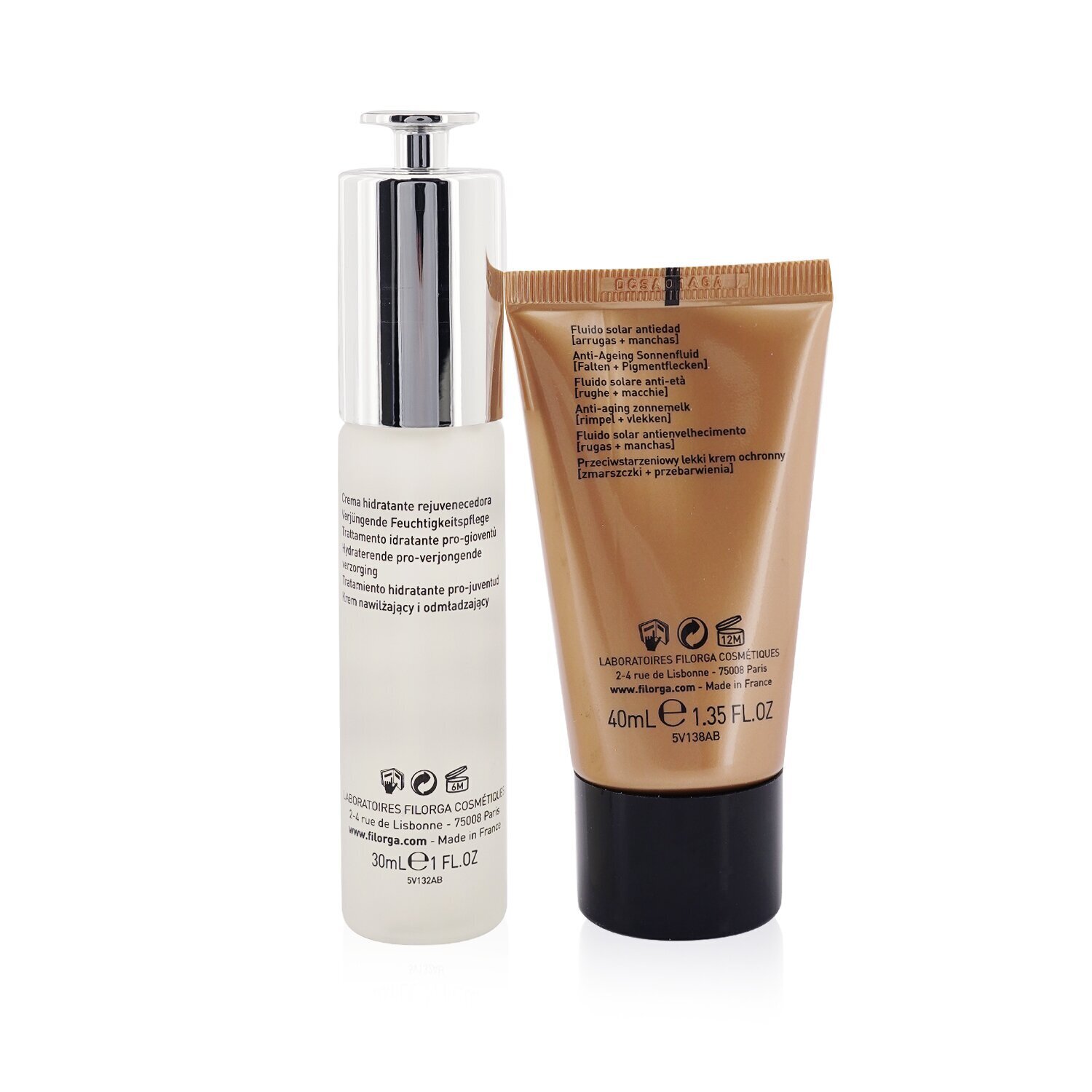 Filorga Hydra-Protecting Duo Set: Hydra-Hyal 30ml + UV-Bronze SPF 50 40ml 2pcs