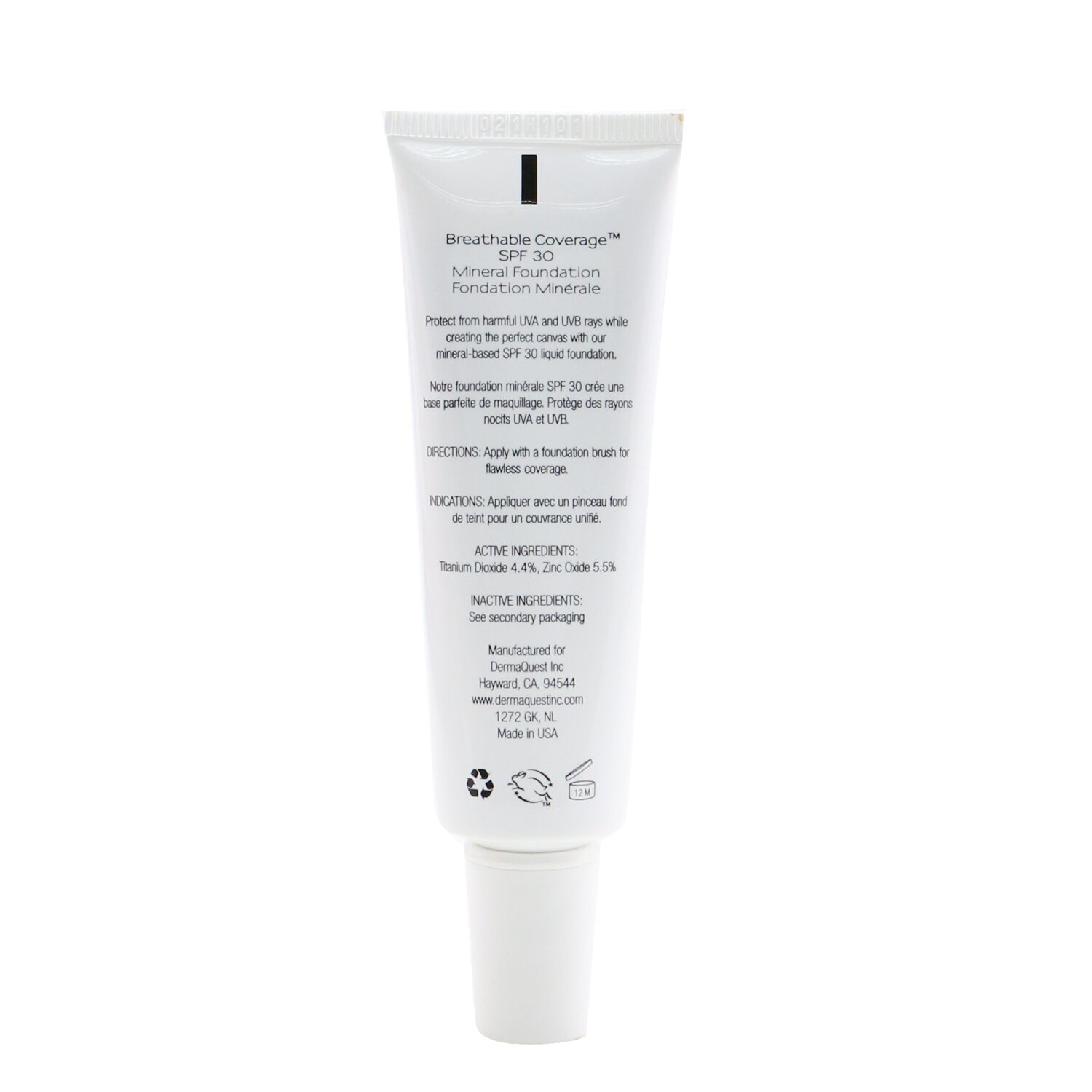DermaQuest DermaMinerals Breathable Coverage Mineral Foundation SPF 30 29.6ml/1oz