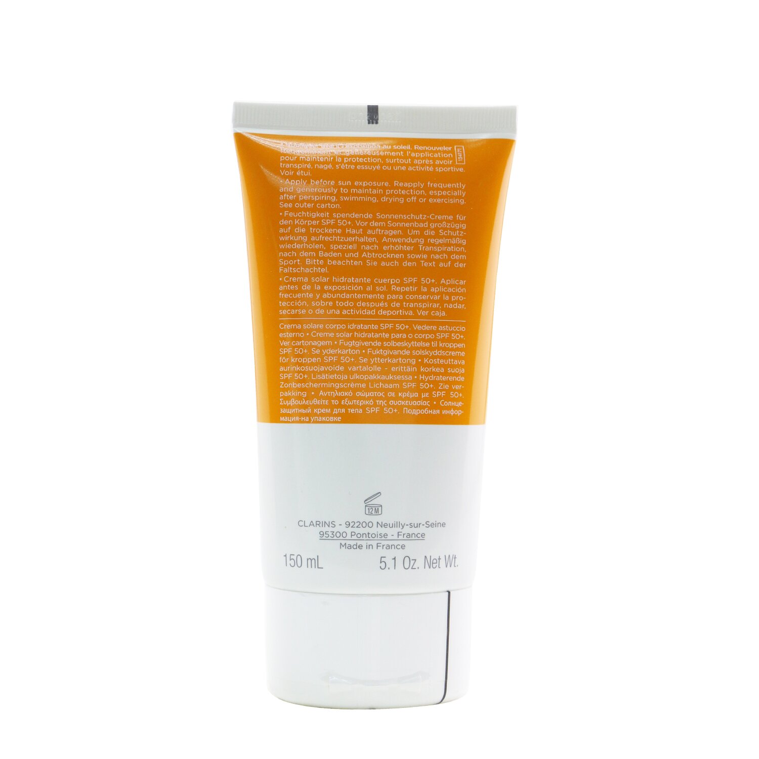 Clarins Sun Care Body Cream SPF 50 (Box Slightly Damaged) 150ml/5.1oz
