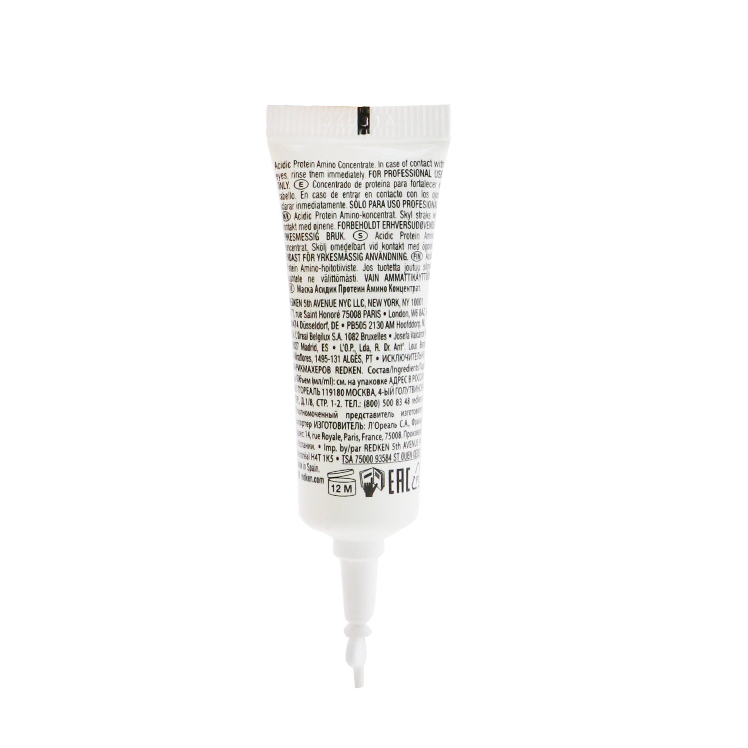 Redken Acidic Bonding Concentrate - Professional Strength Concentrate Acidic Protein Amino Concentrate (Box Slightly Damaged) 10x10ml/0.33oz