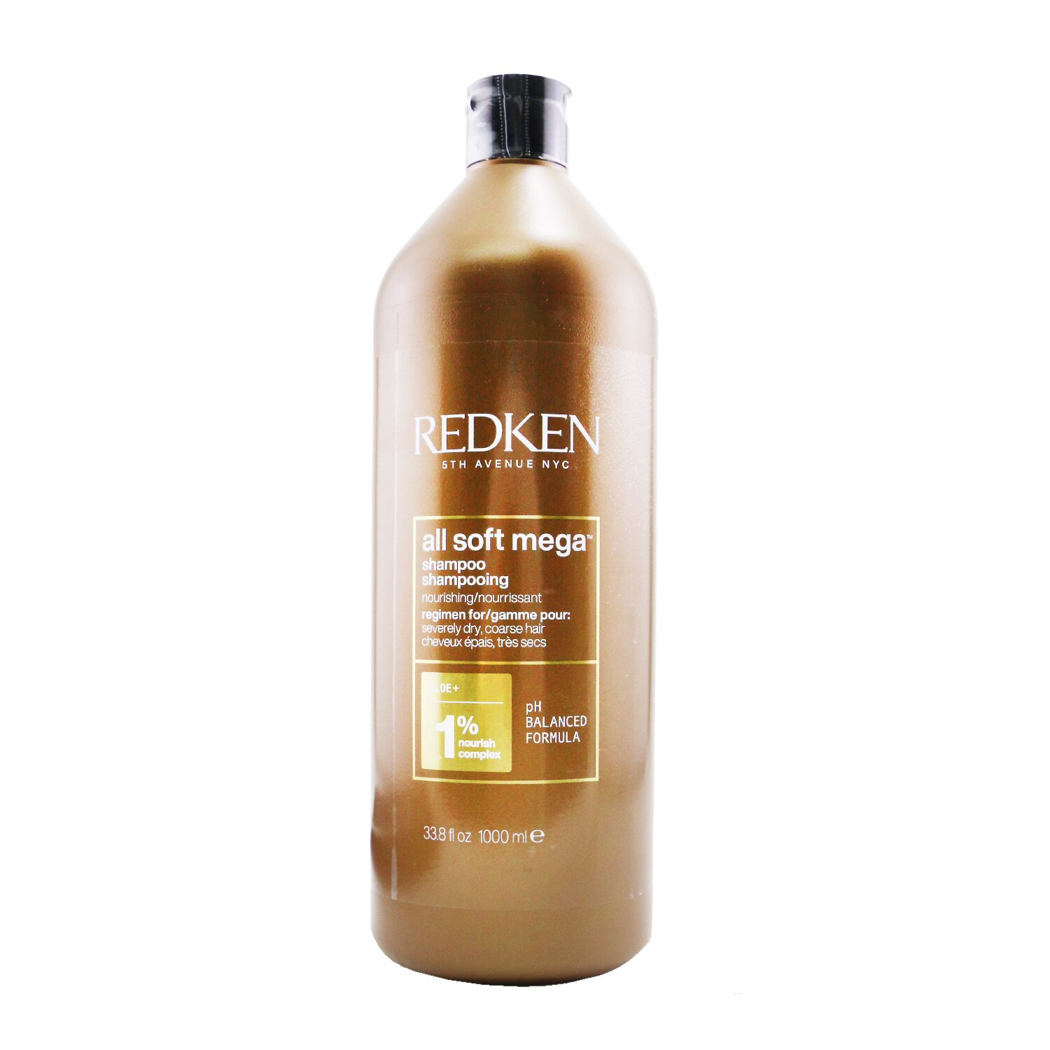 Redken All Soft Mega Shampoo (For Severely Dry/ Coarse Hair) 1000ml/33.8oz