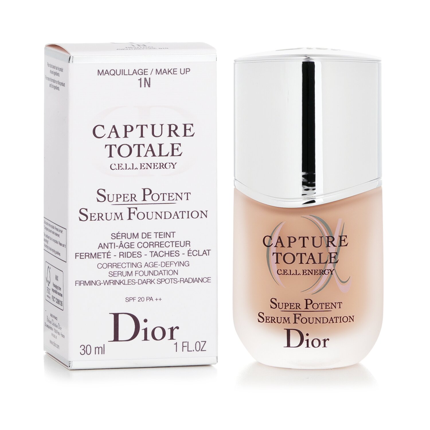 Christian Dior Capture Totale C.E.L.L. Energy Super Potent Serum Foundation SPF 20 30ml/1oz