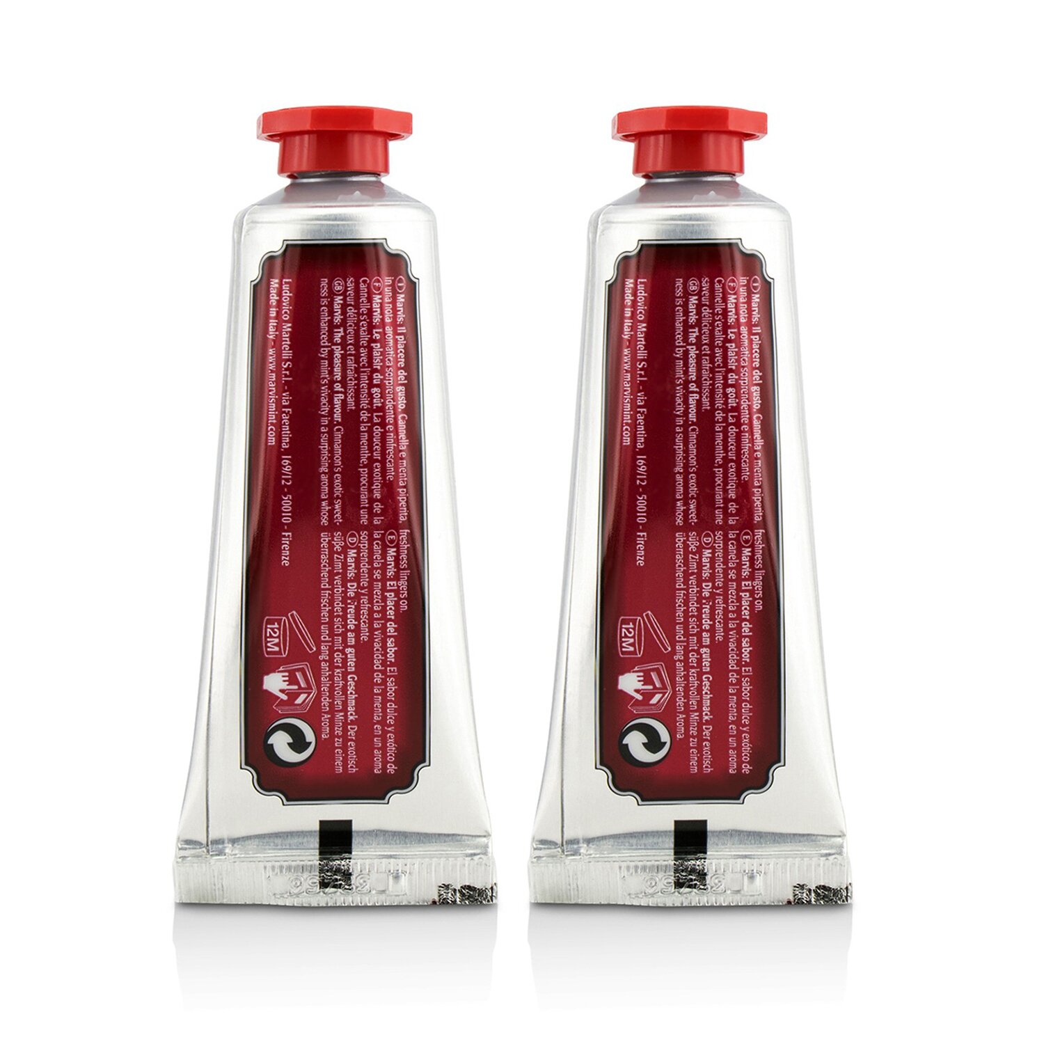 Marvis Cinnamon Mint Toothpaste Duo Pack (Travel Size) 2x25ml/1.3oz
