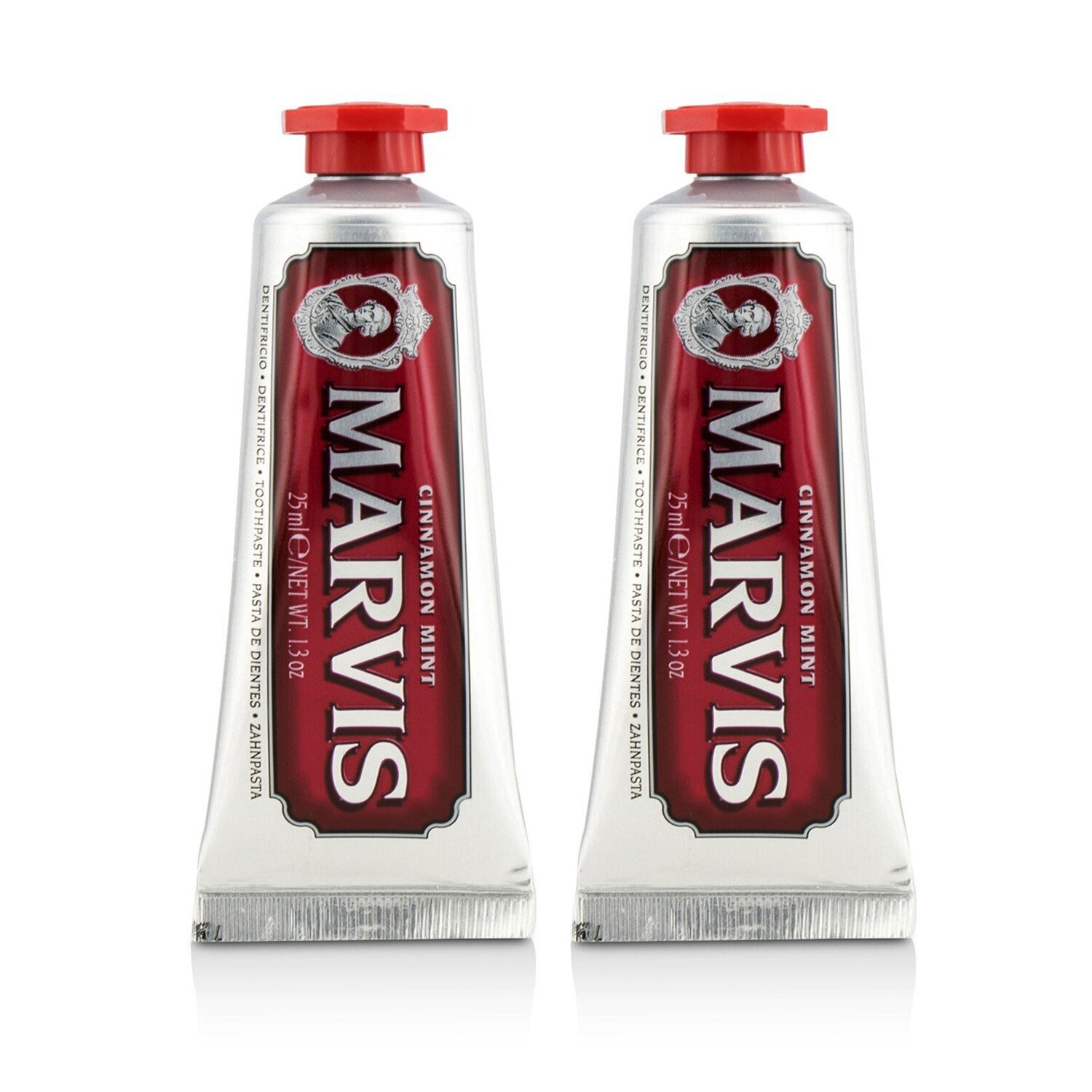 Marvis Cinnamon Mint Toothpaste Duo Pack (Travel Size) 2x25ml/1.3oz