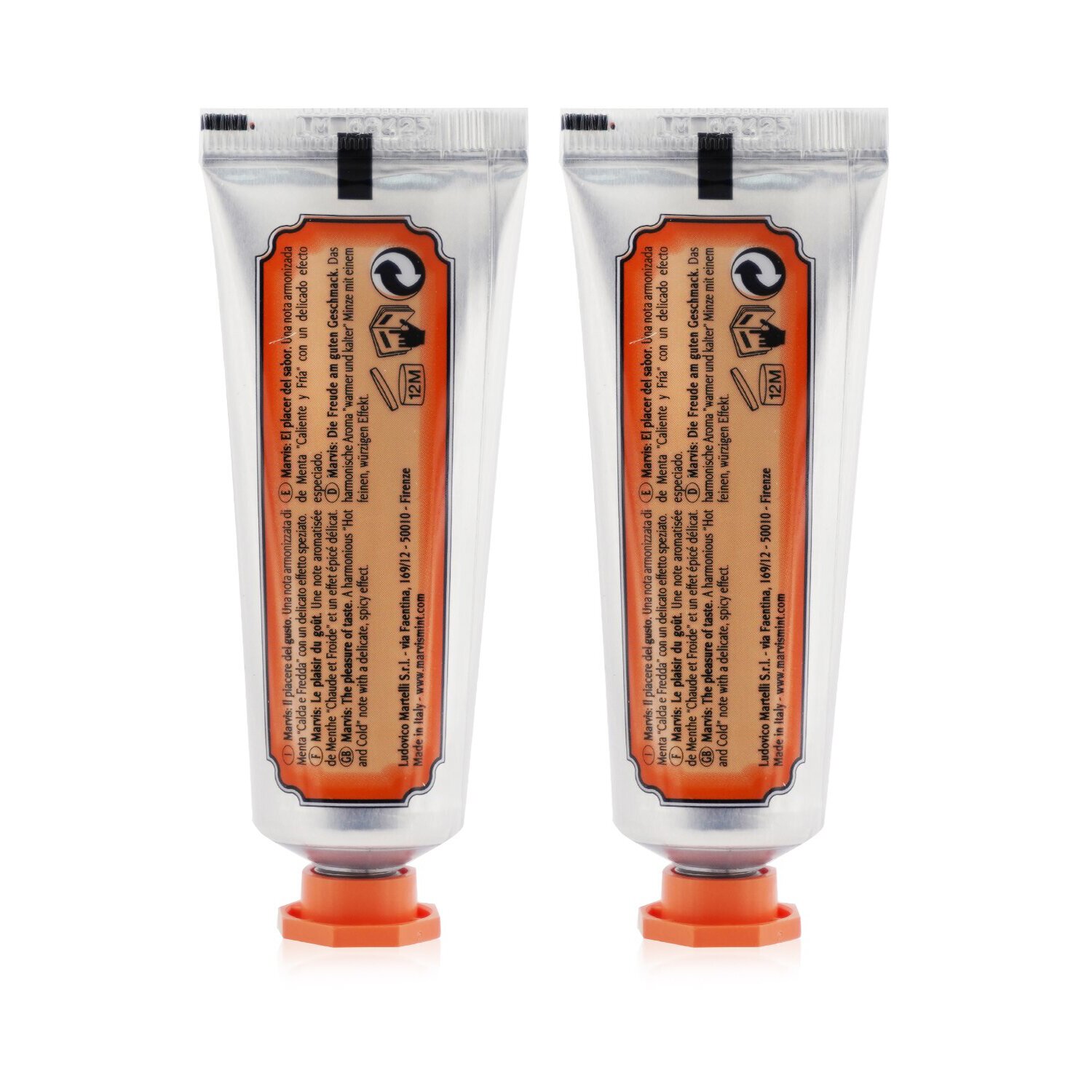 Marvis Ginger Mint Toothpaste Duo Pack (Travel Size) 2x25ml/1.29oz