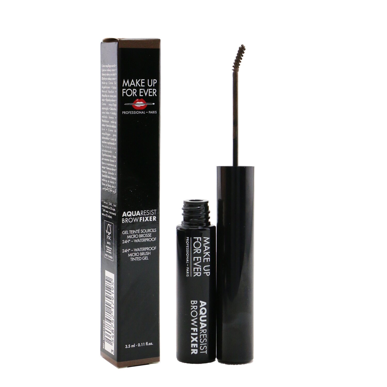 Make Up For Ever Aqua Resist Brow Fixer 24H Waterproof Micro Brush Tinted Gel 3.5ml/0.11oz
