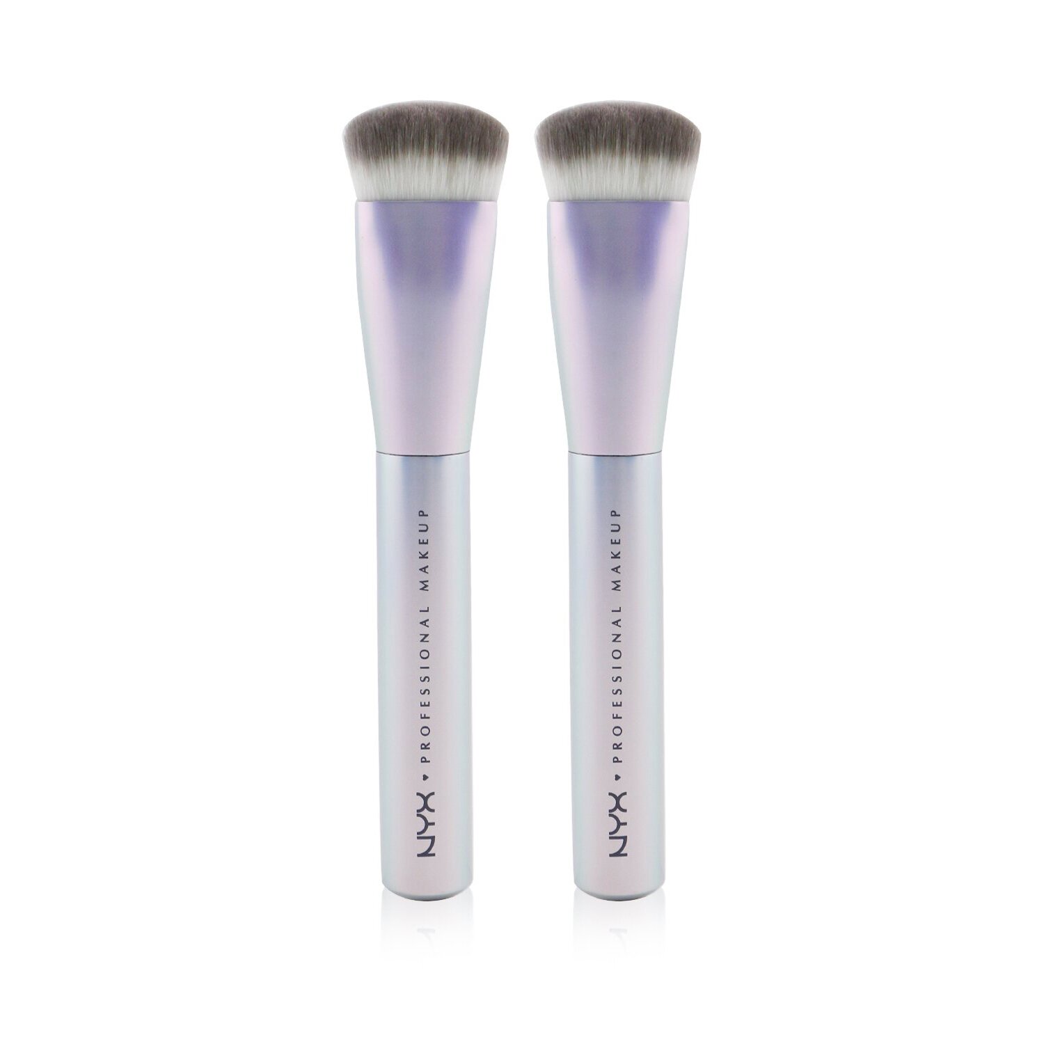 NYX Holographic Halo Sculpting Buffing Brush Duo Pack 2pcs