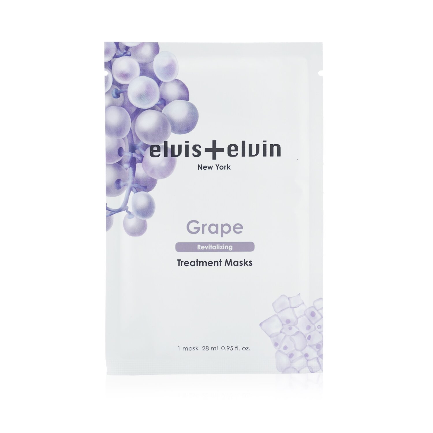 Elvis + Elvin Máscaras de Tratamento Revitalizantes - Uva 4x28ml/0.95oz