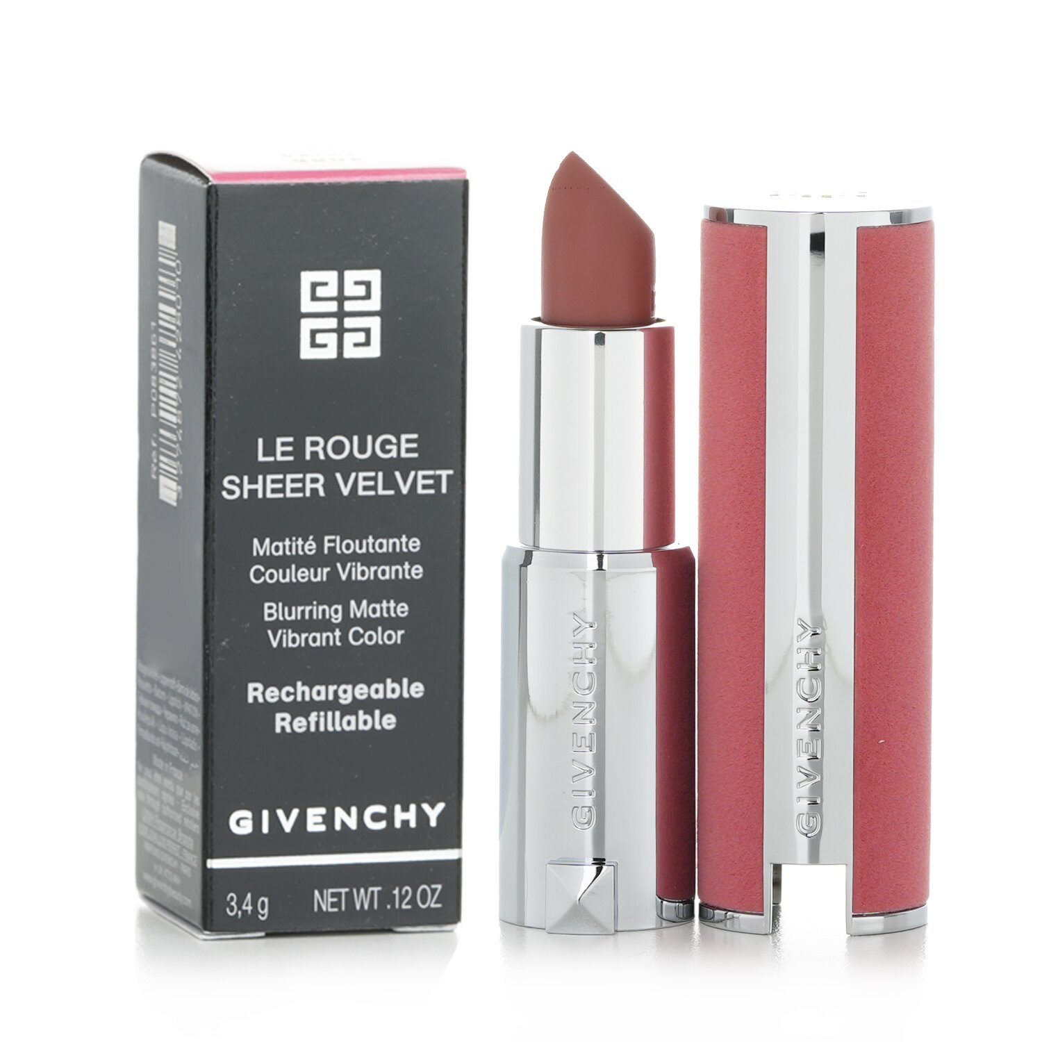 Givenchy Le Rouge Sheer Velvet Matte Refillable Lipstick 3.4g/0.12oz