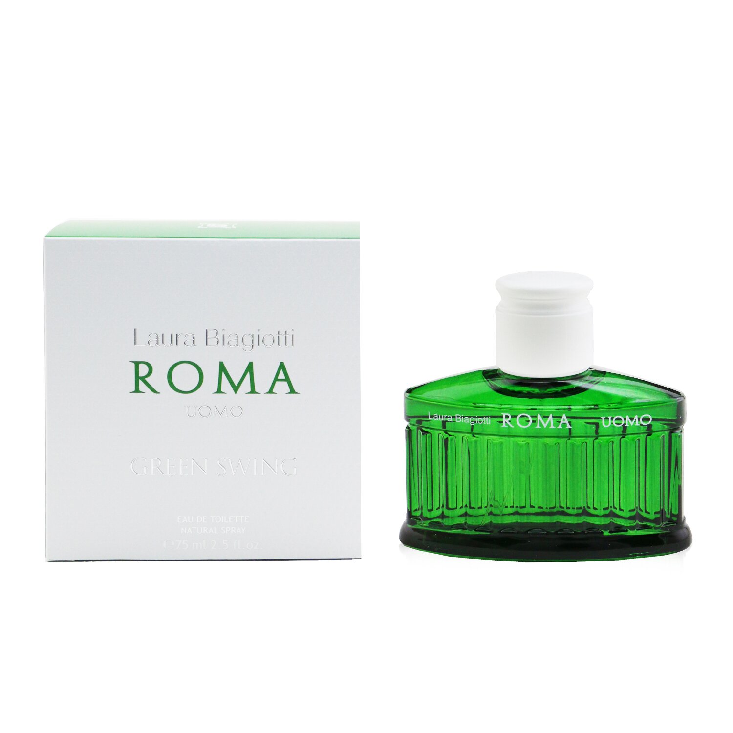 Laura Biagiotti Roma Uomo Green Swing Eau De Toilette Spray 75ml/2.5oz