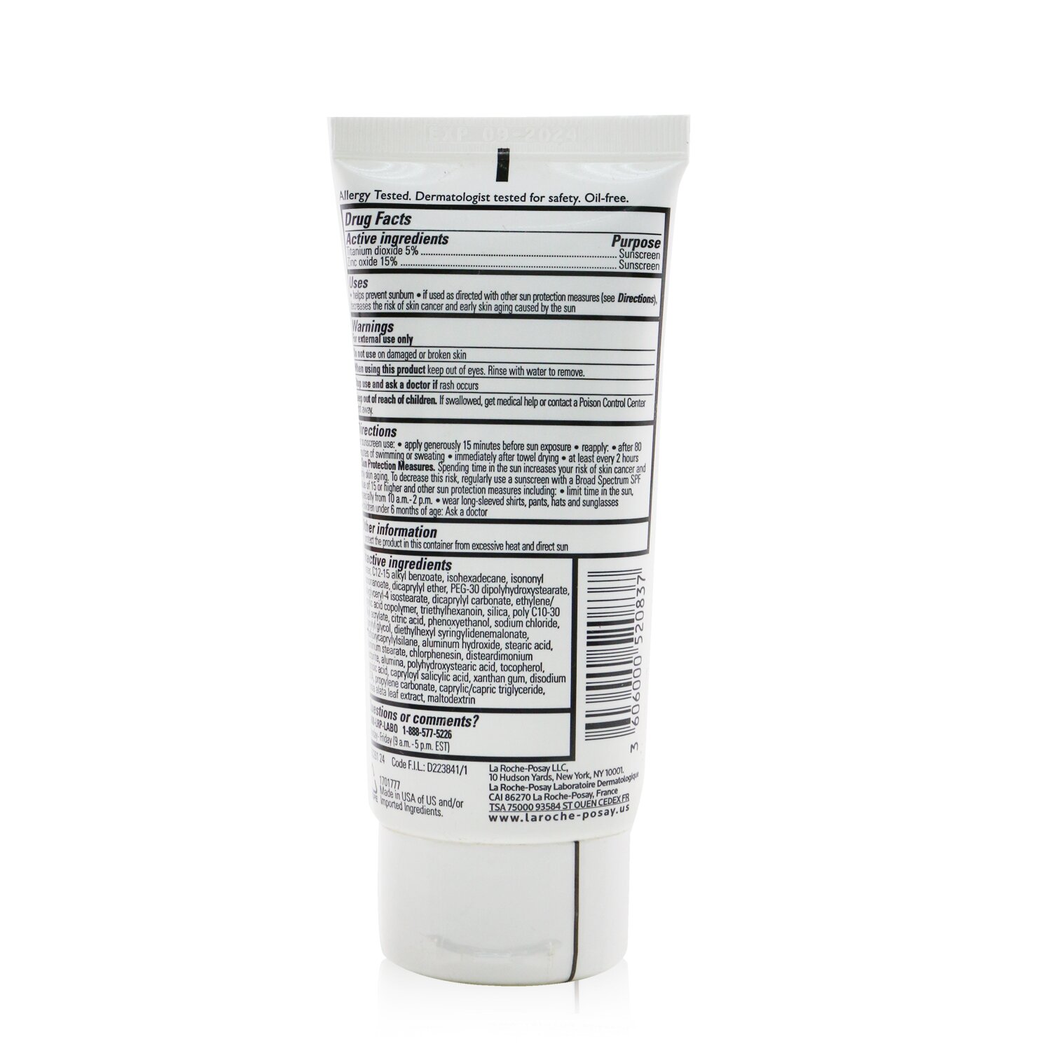 La Roche Posay Anthelios 50 Mineral Sunscreen - Gentle Lotion SPF 50 90ml/3oz