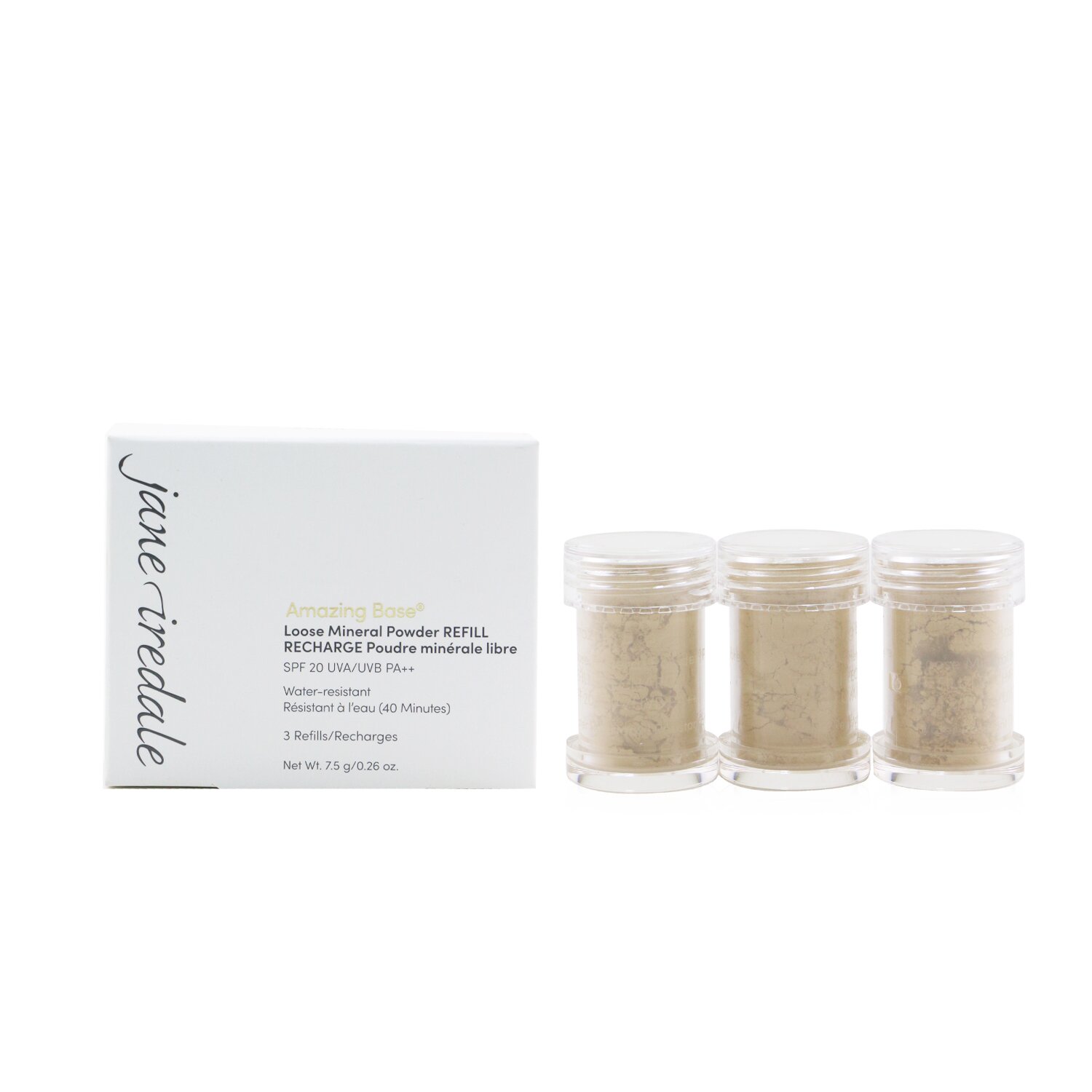 Jane Iredale Amazing Base Loose Mineral Powder SPF 20 Refill 3x2.5g/0.09oz