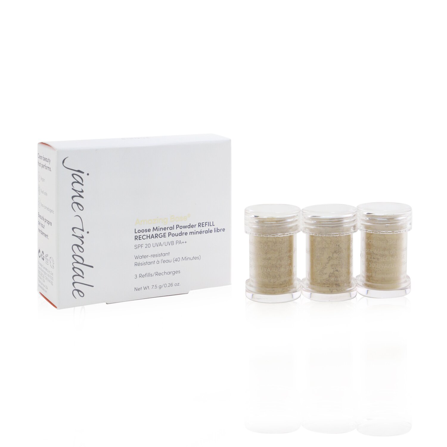 Jane Iredale Amazing Base Loose Mineral Powder SPF 20 Refill 3x2.5g/0.09oz