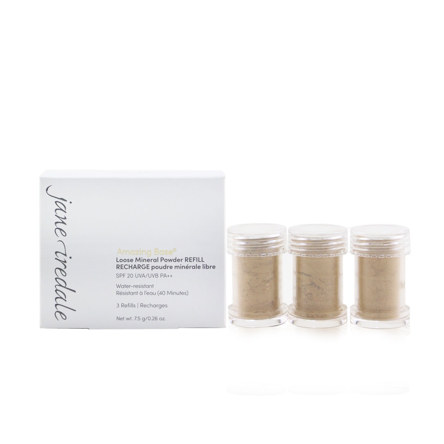 Jane Iredale Amazing Base Loose Mineral Powder SPF 20 Refill 3x2.5g/0.09oz