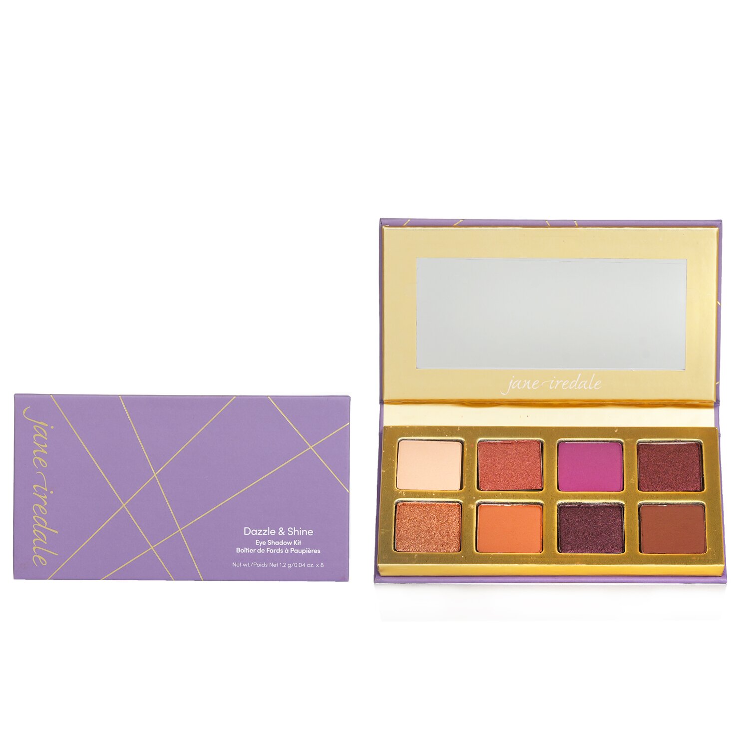 Jane Iredale Dazzle & Shine Eye Shadow Kit (8x Eyeshadow) 8x1.2g/0.04oz